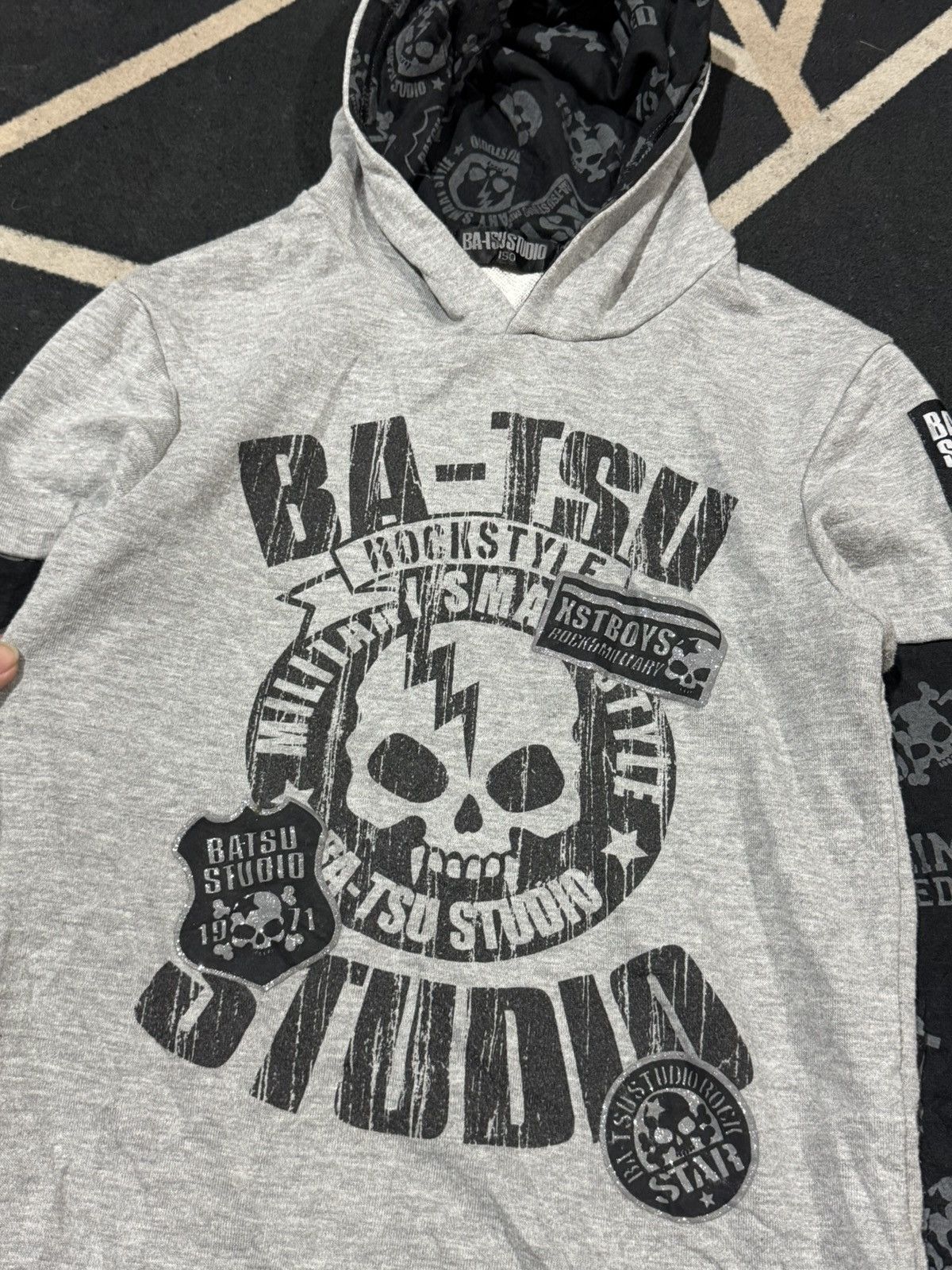 Hysteric Glamour Skulls Rock Batsu Studio Japanese Hoodie Vkei Size US S / EU 44-46 / 1 - 3 Thumbnail