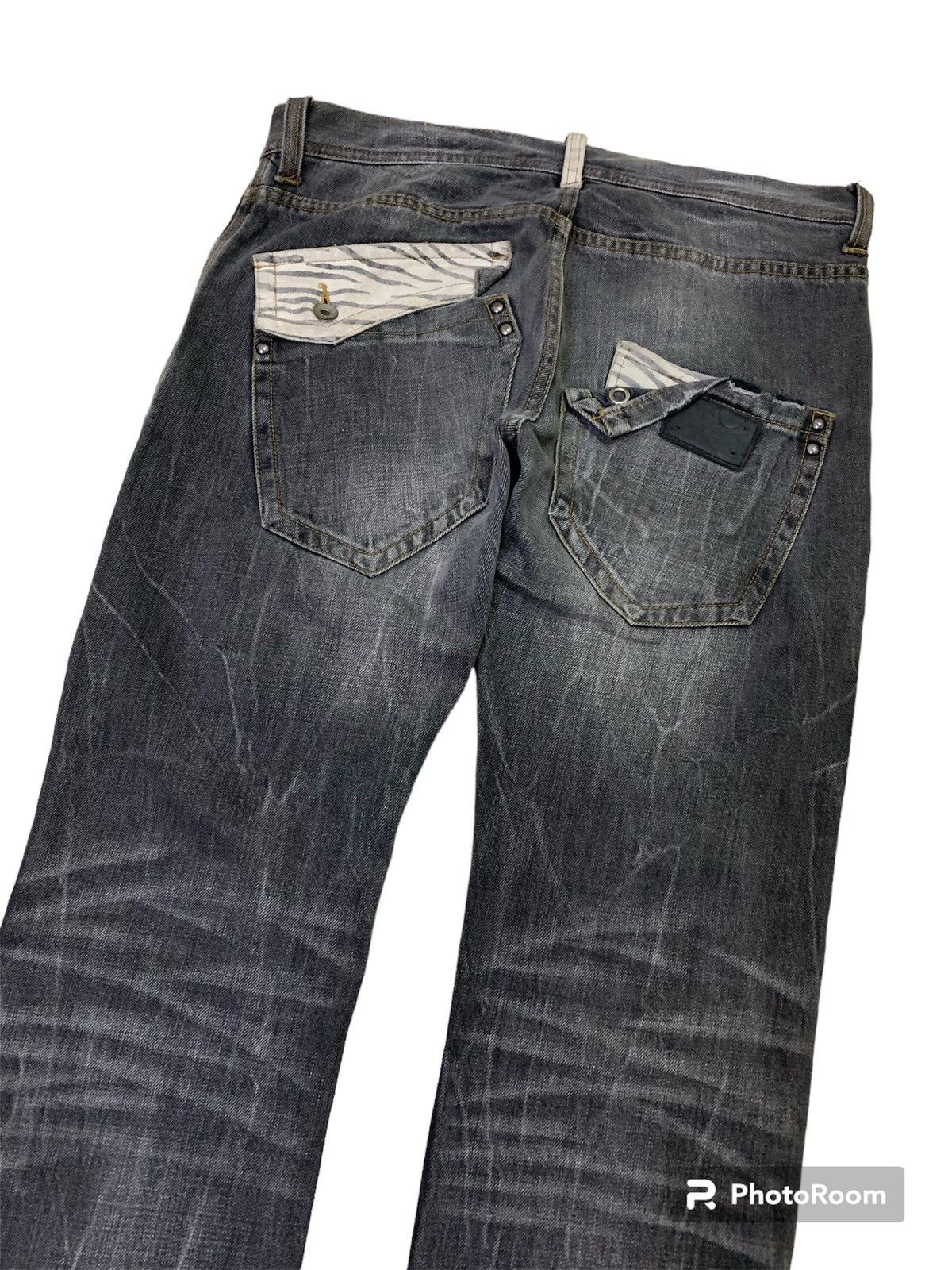 If Six Was Nine 💥Vintage Semantic Design Nice Denim Size US 34 / EU 50 - 2 Thumbnail