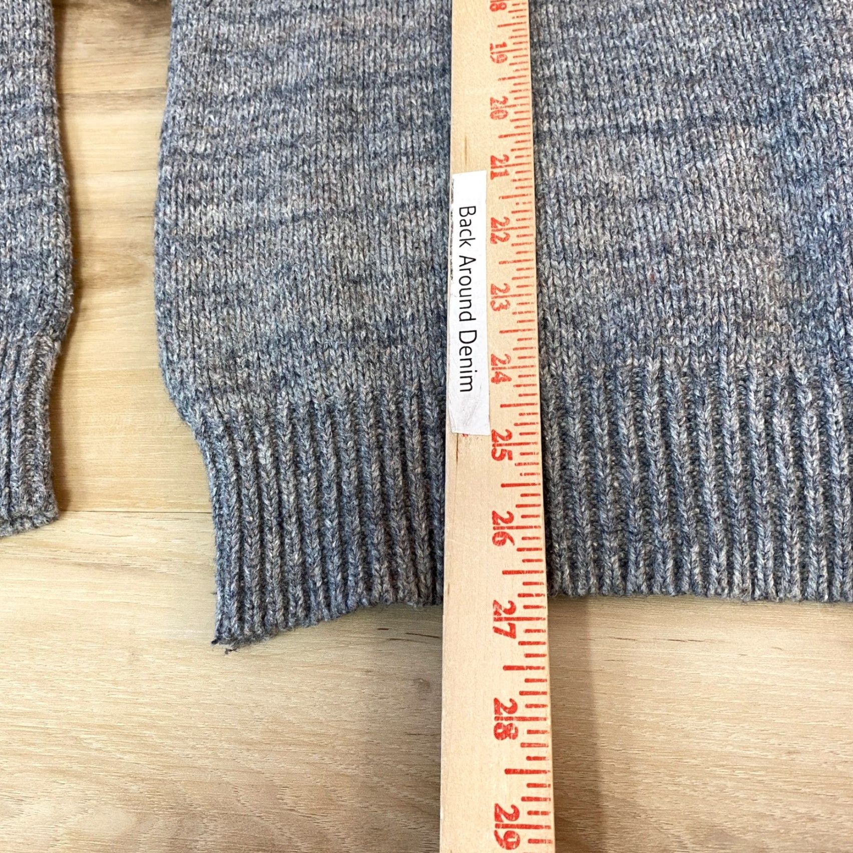 Banana Republic Banana Republic Sweater Mens Medium Marled Crewneck Pullover Grey Wool Blend Size US M / EU 48-50 / 2 - 6 Thumbnail