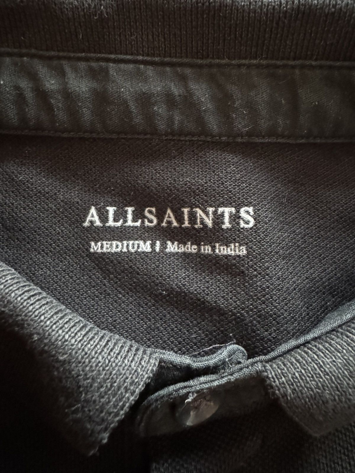 Allsaints ALL SAINTS VINTAGE CLASSIC POLO SHIRT Size US M / EU 48-50 / 2 - 3 Thumbnail