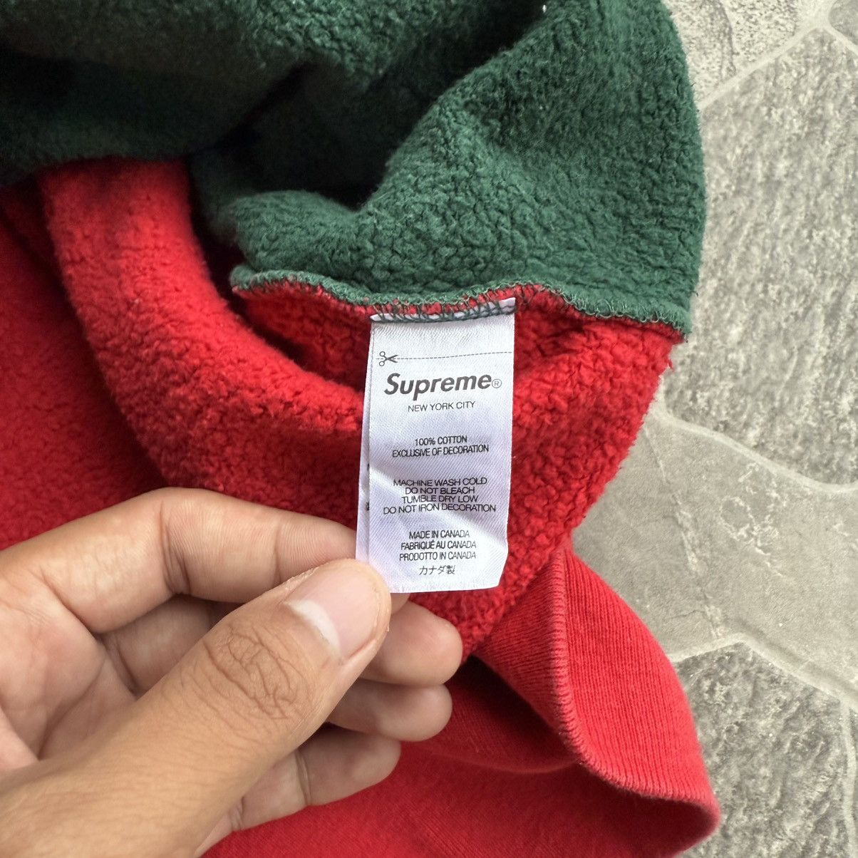 Supreme Supreme Logo S Split Red / Green Size US XL / EU 56 / 4 - 8 Thumbnail