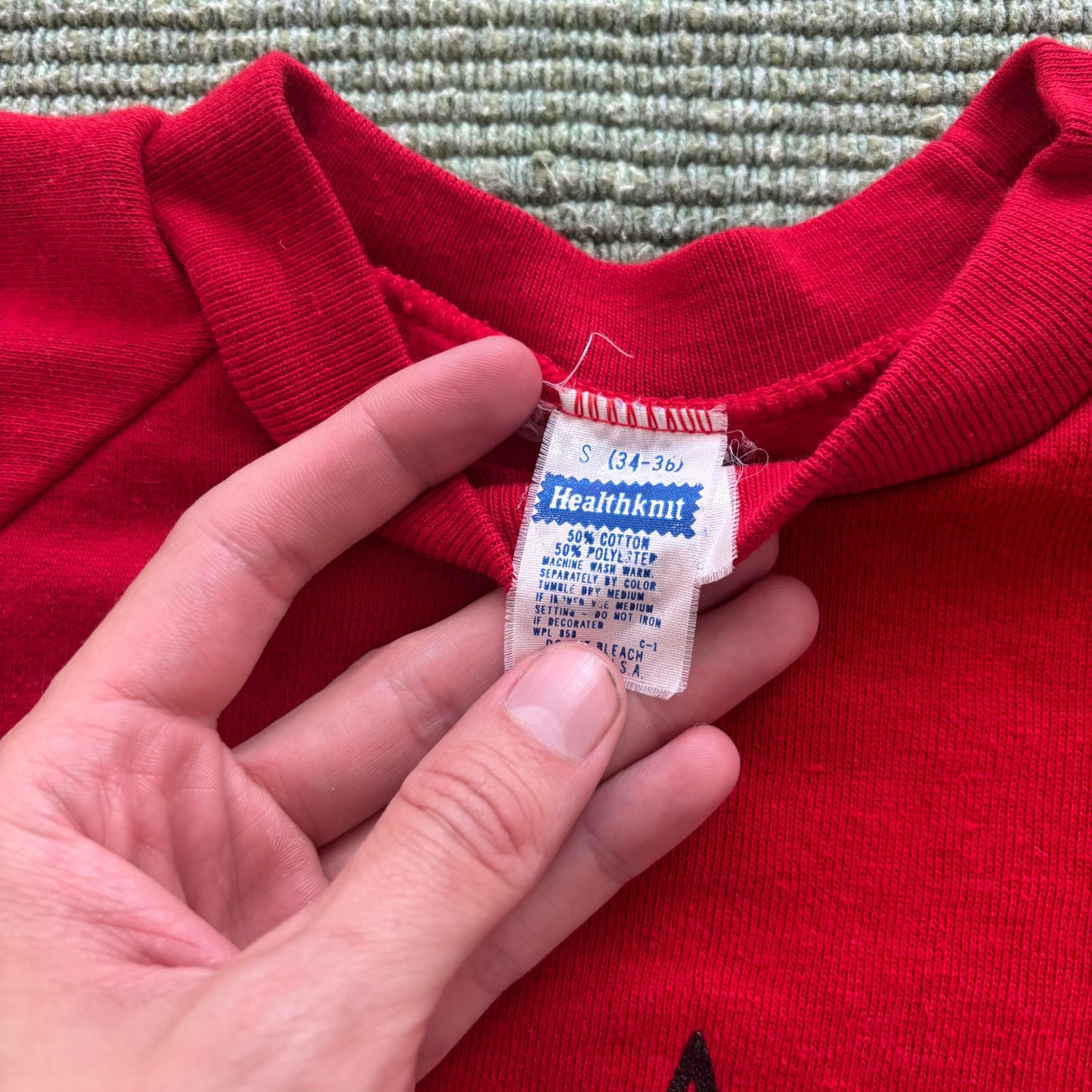 Vintage Vintage 1988 Archer Iowa Centennial Red Sweatshirt Kids Sz S Size US S / EU 44-46 / 1 - 3 Thumbnail