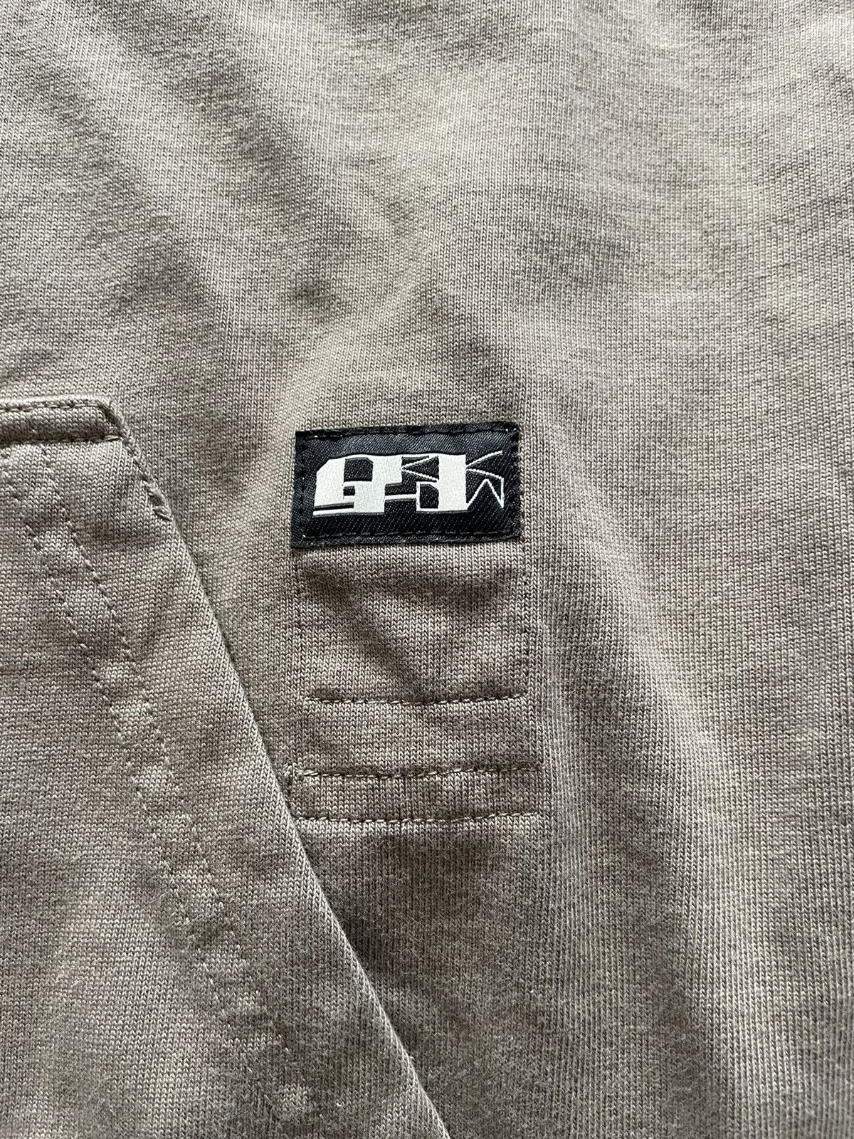Rick Owens × Rick Owens Drkshdw Rick Owens Layered Hoodie Rig Fabric Dust Grey Size US S / EU 44-46 / 1 - 6 Thumbnail