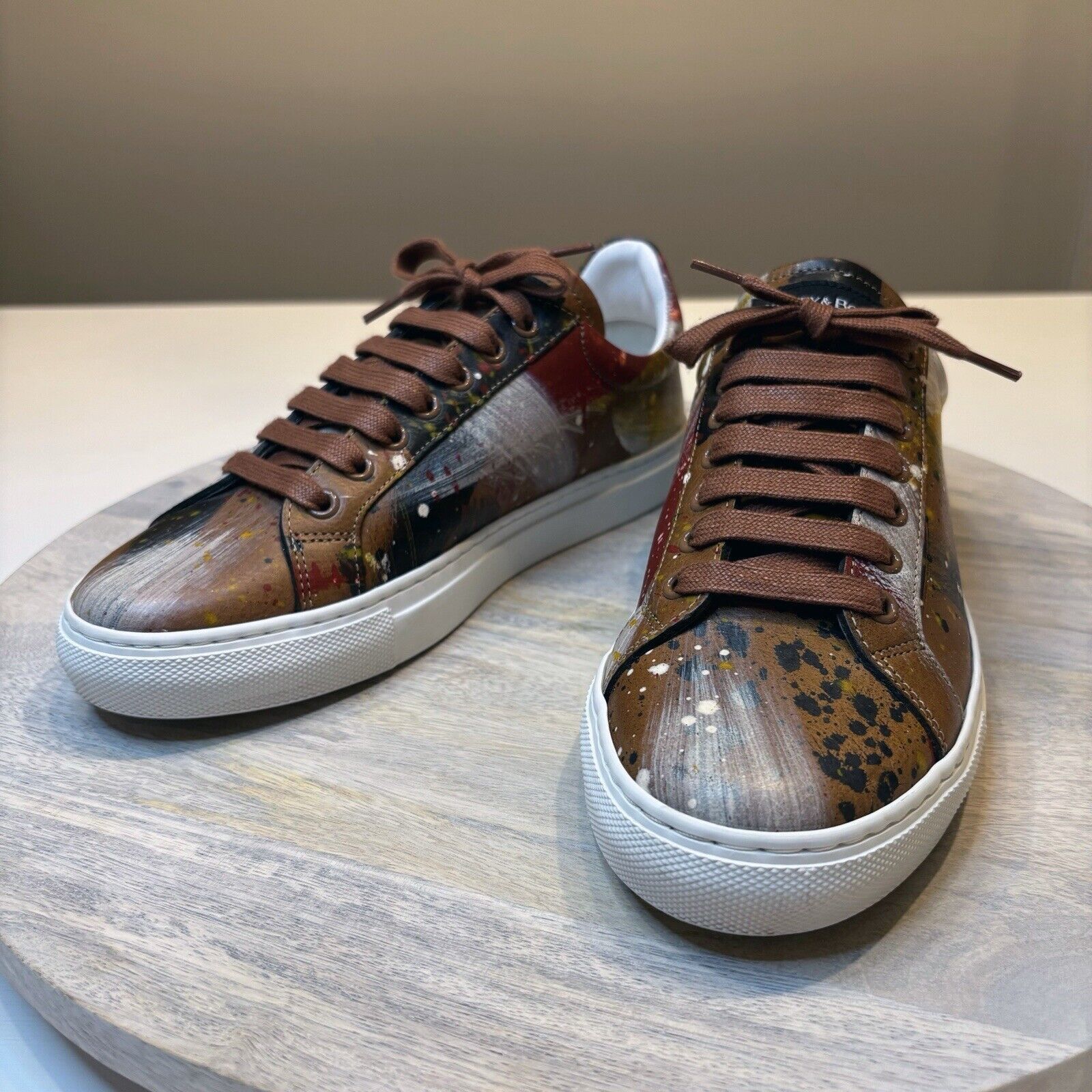 Dooney & Bourke Dooney & Bourke Florentine Dipinta Leather Sneakers Size 7 Size US 7 / IT 37 - 2 Thumbnail