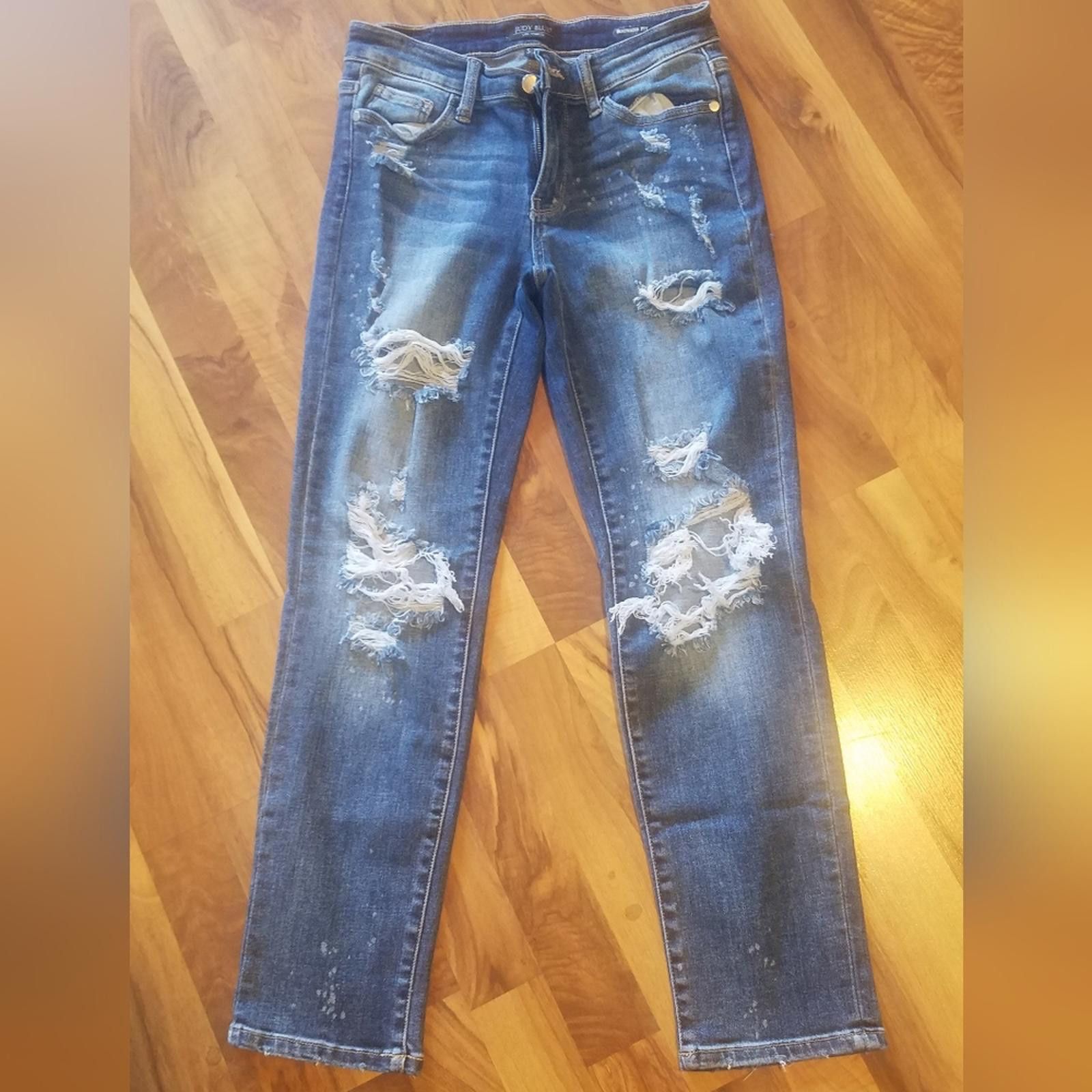Other Judy Blue Boyfriend Fit Jeans 5/27 Size 27" / US 4 / IT 40 - 2 Thumbnail