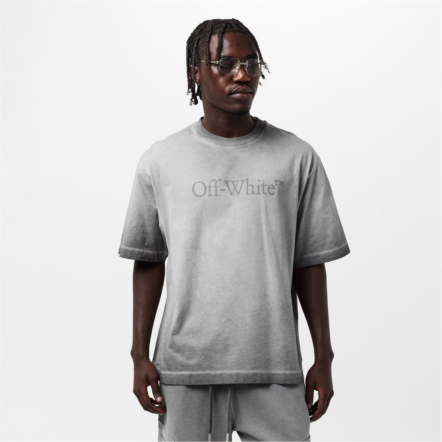 Off-White o1g2r1mq0226 Laundry Regular Fit T-Shirt In Gray Size US S / EU 44-46 / 1 - 3 Thumbnail