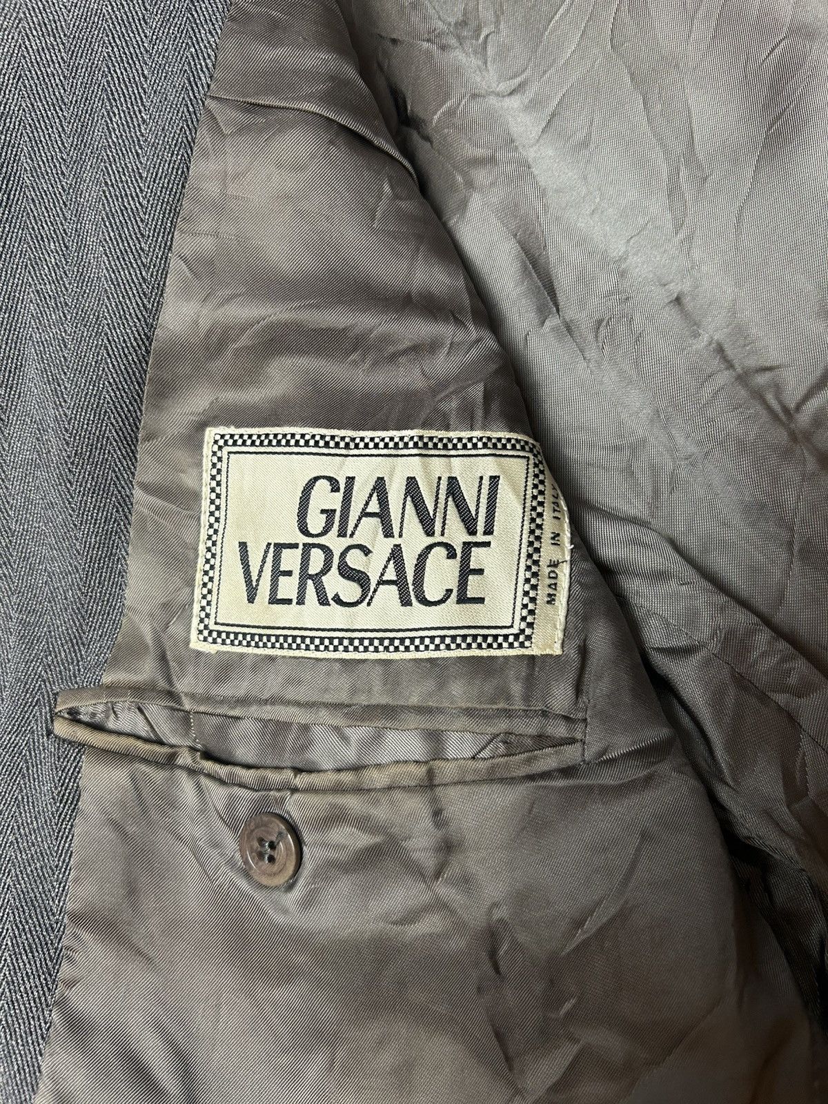 Designer × Versace GIANNI VERSACE SINGLE BREAST BLAZER Size 40R - 6 Thumbnail