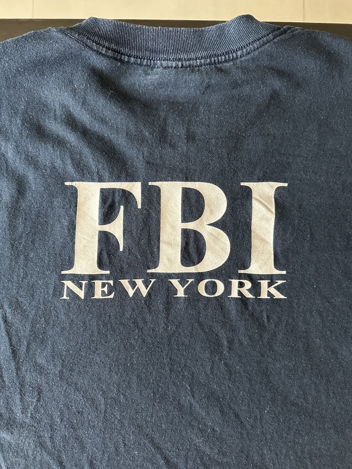 Vintage FBI New York Graphic T-Shirt – Navy – Size XL Size US XL / EU 56 / 4 - 6 Thumbnail