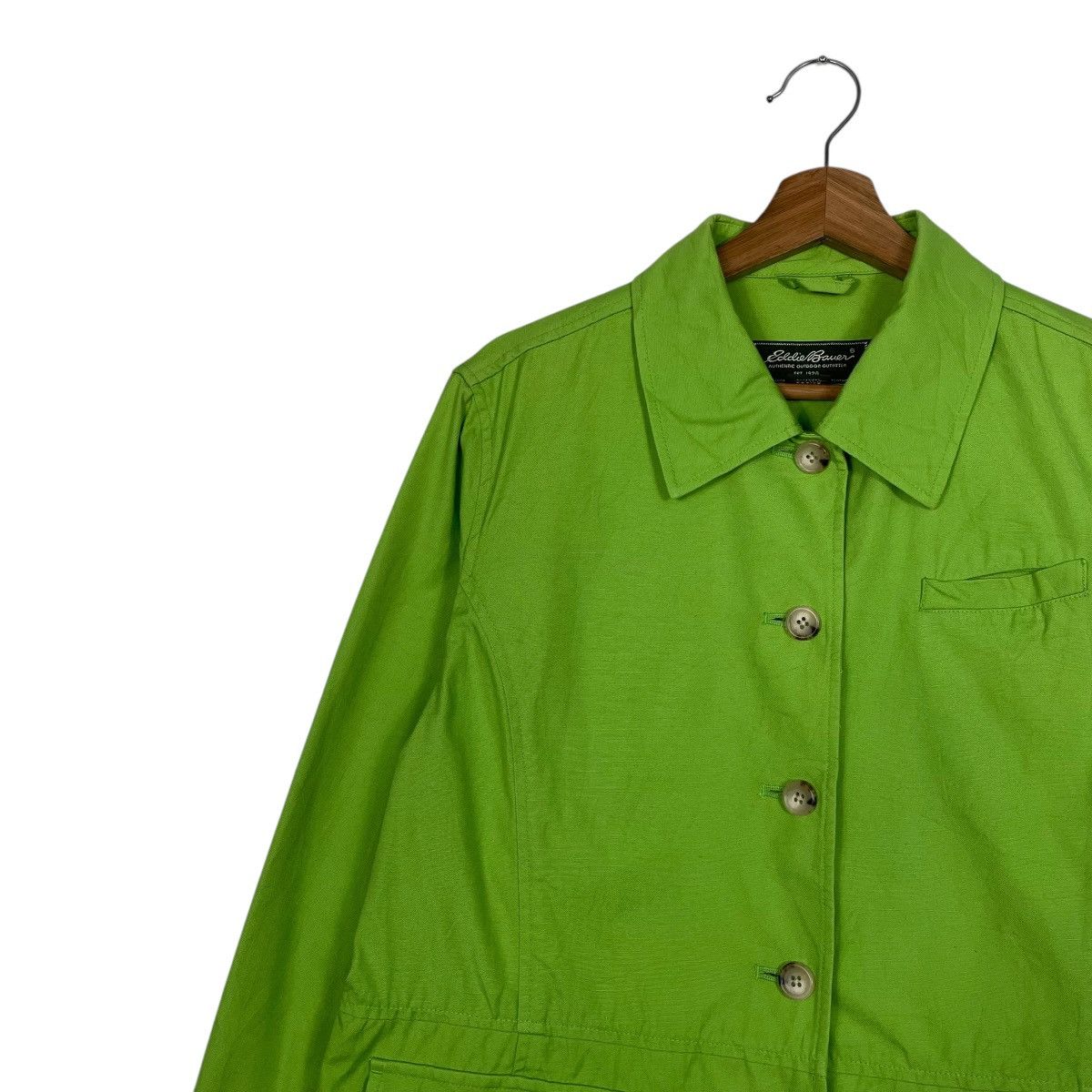 Eddie Bauer Eddie Bauer Green Cotton Jacket Size L / US 10 / IT 46 - 6 Thumbnail