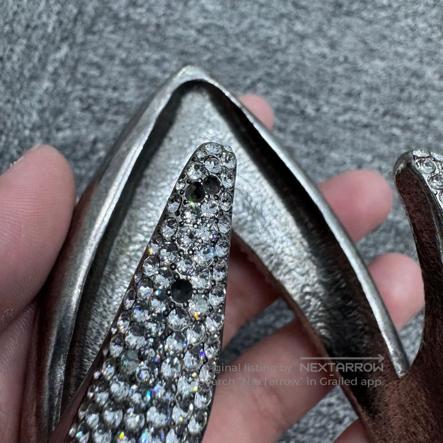 Yves Saint Laurent YSL Rhinestone Bracelet. Size ONE SIZE - 5 Thumbnail