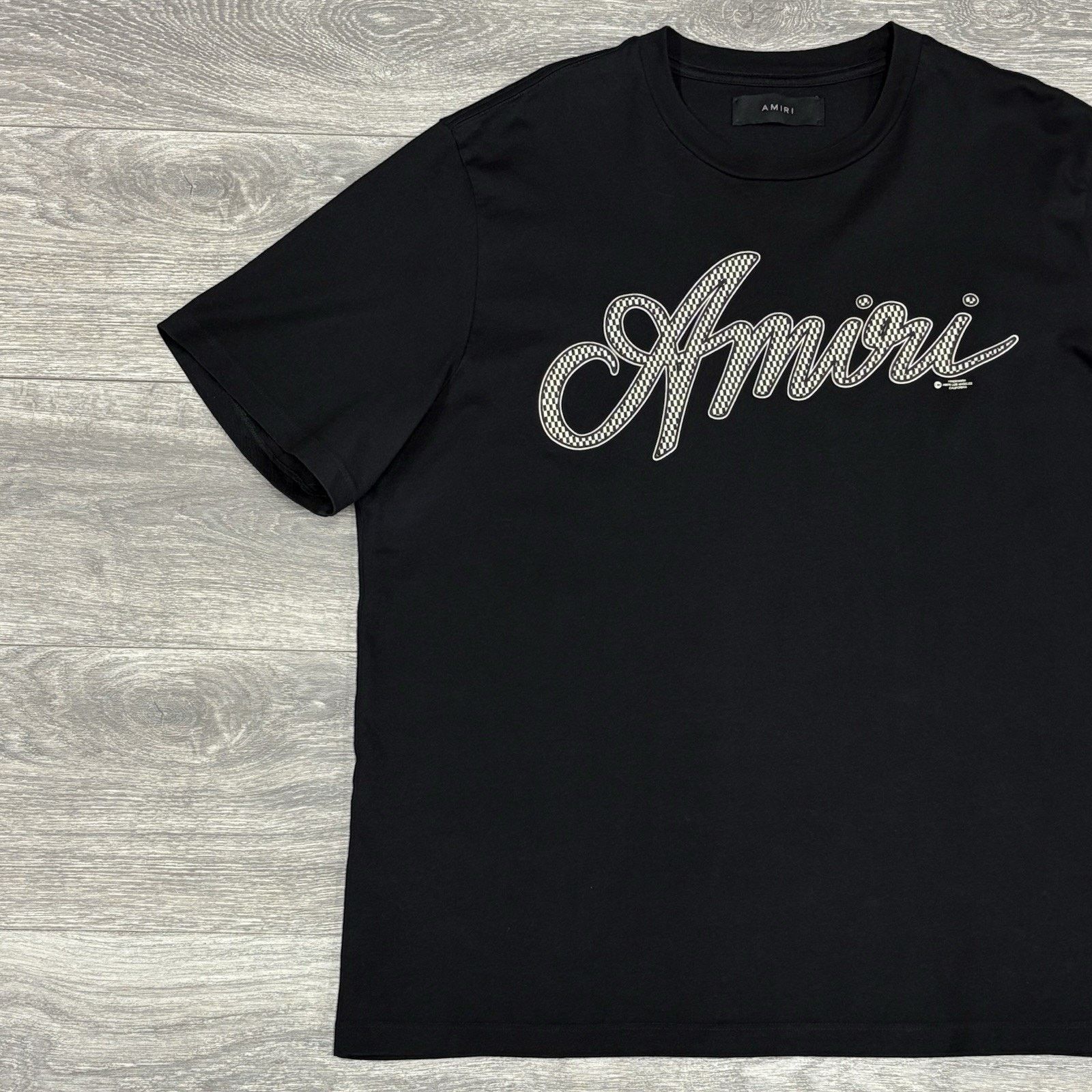 Amiri Amiri Script Logo T-Shirt ' Black ' | 100% AUTHENTIC! Size US XL / EU 56 / 4 - 2 Thumbnail