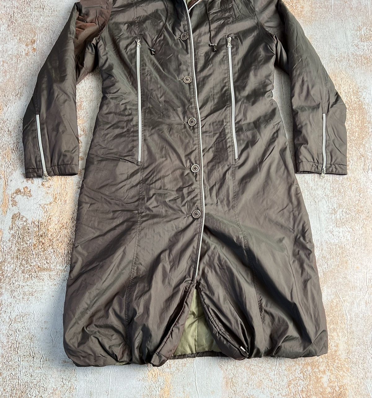 Cop Copine COP. COPINE vintage chameleon super long zippers jacket Size S / US 4 / IT 40 - 2 Thumbnail