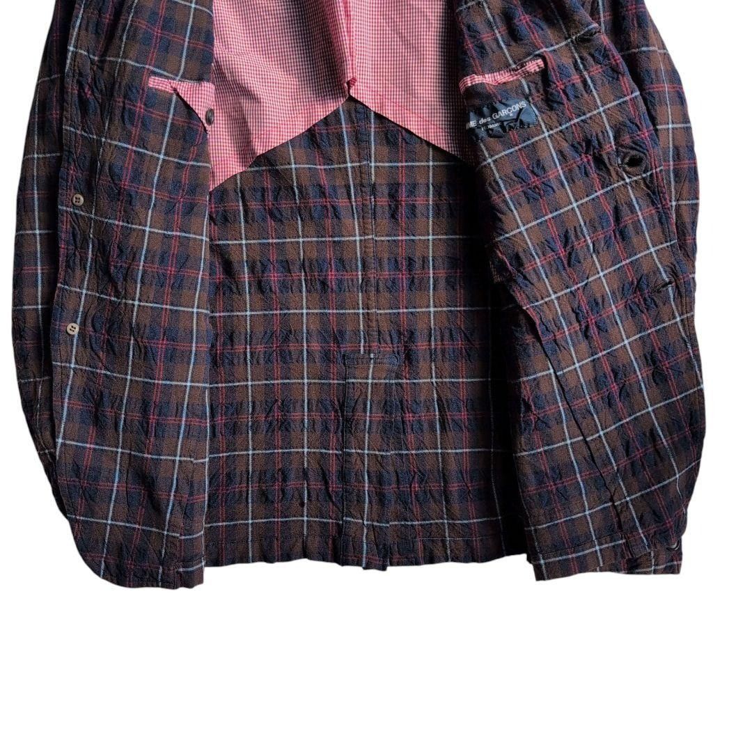 Comme des Garcons Homme COMME des GARÇONS HOMME 2010AW 3B Tailored Jacket Plaid S Size US S / EU 44-46 / 1 - 8 Thumbnail