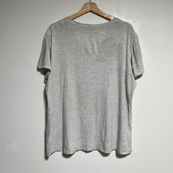 Bdg BDG Heather Gray V-Neck Standard Fit T-Shirt - Size M Size US M / EU 48-50 / 2 - 2 Thumbnail