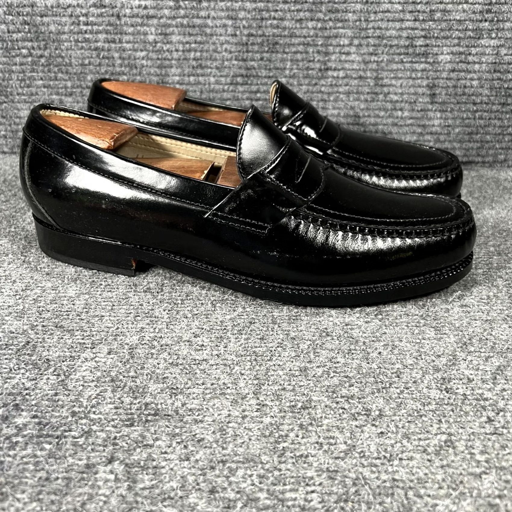 SAS SAS Penny Shoes Mens Size 11 N Black Leather Dress Oxford Loafers Comfort USA Size US 11 / EU 44 - 4 Thumbnail