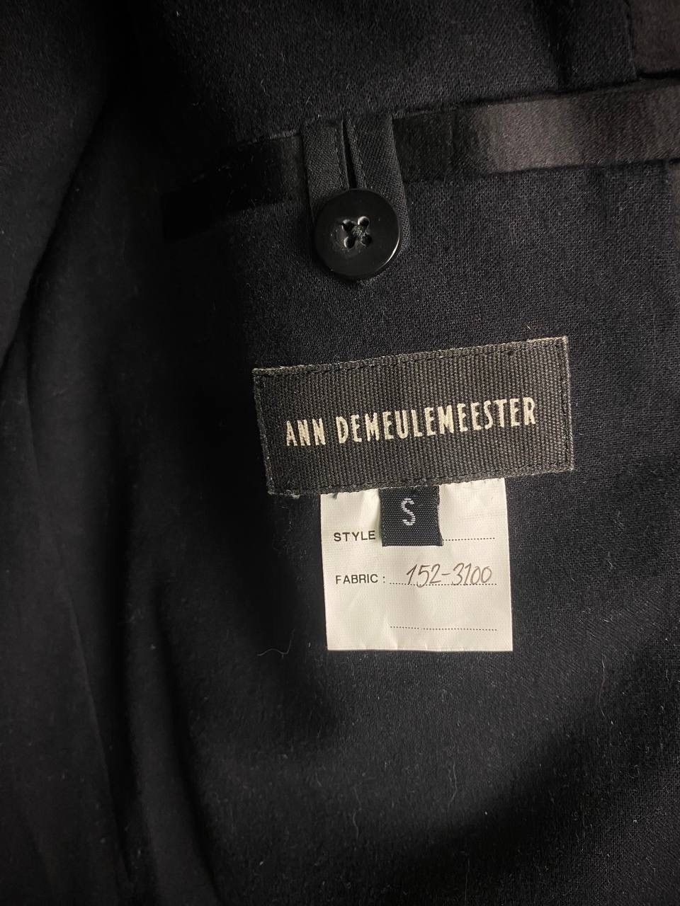 Ann Demeulemeester FW15 Silk Coat With Straps Sample Runway S-M Size US S / EU 44-46 / 1 - 6 Thumbnail