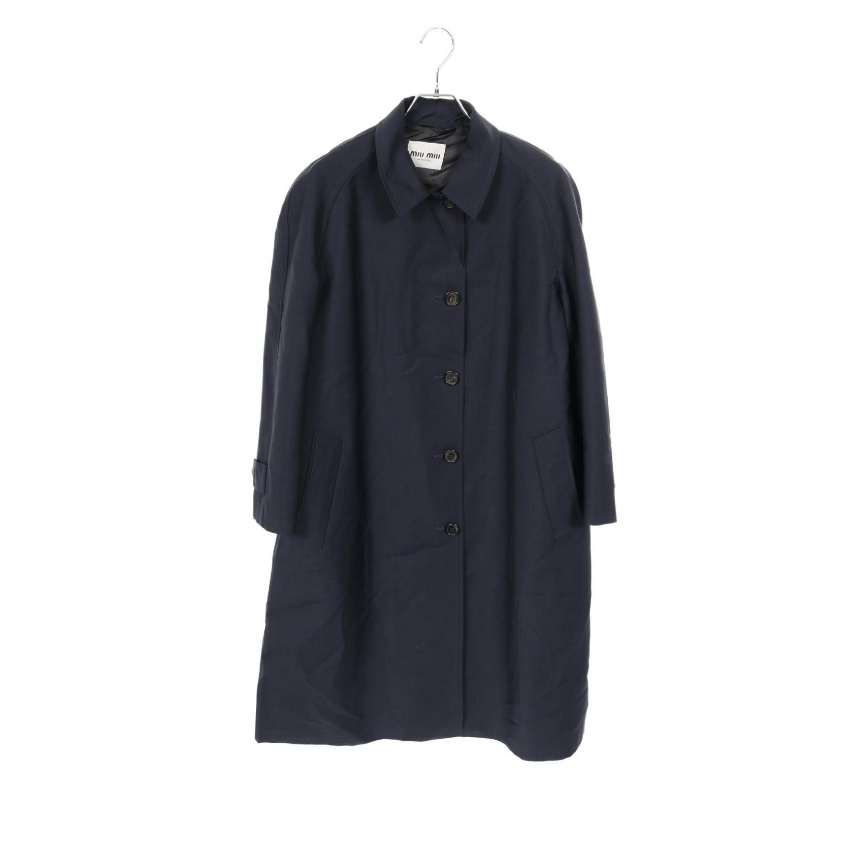 Miu Miu Miu Miu Miu Miu Single Breasted Wool Coat Textile Outerwear DUTY FREE for USA Size ONE SIZE - 1 Thumbnail