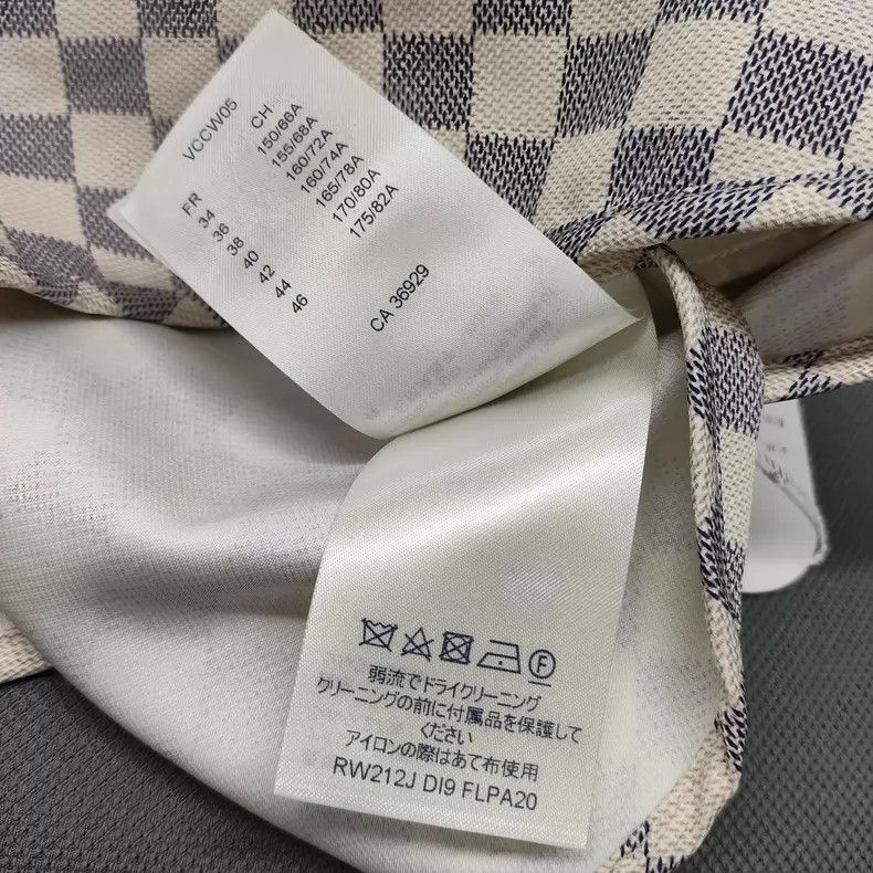 Louis Vuitton Louis Vuitton White checkerboard slim shorts Size US 34 / EU 50 - 8 Thumbnail