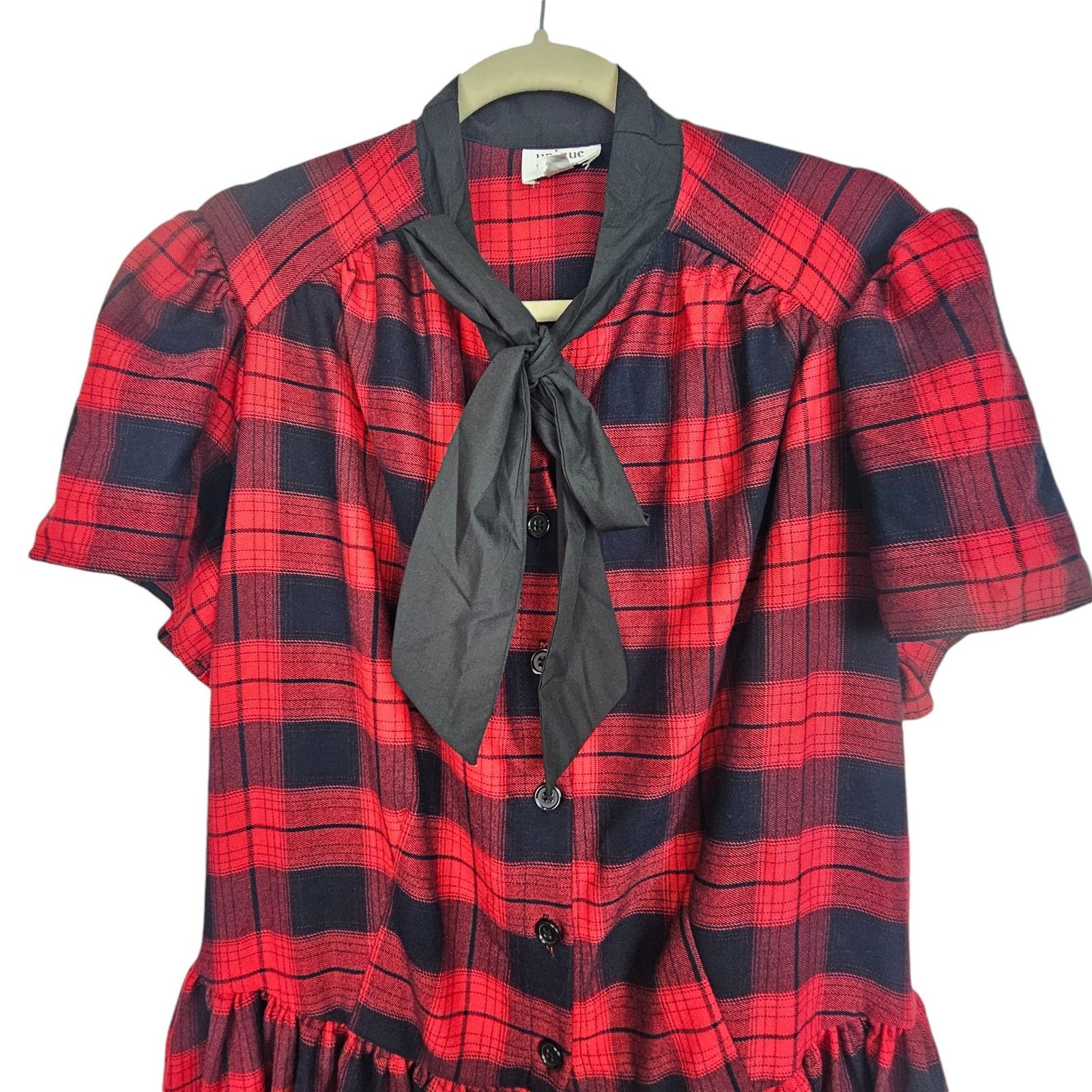 Vintage Unique Vintage Womens Cora Fit & Flare Dress 2X/18 Flannel Size XXL / US 16-18 / IT 52-54 - 3 Thumbnail