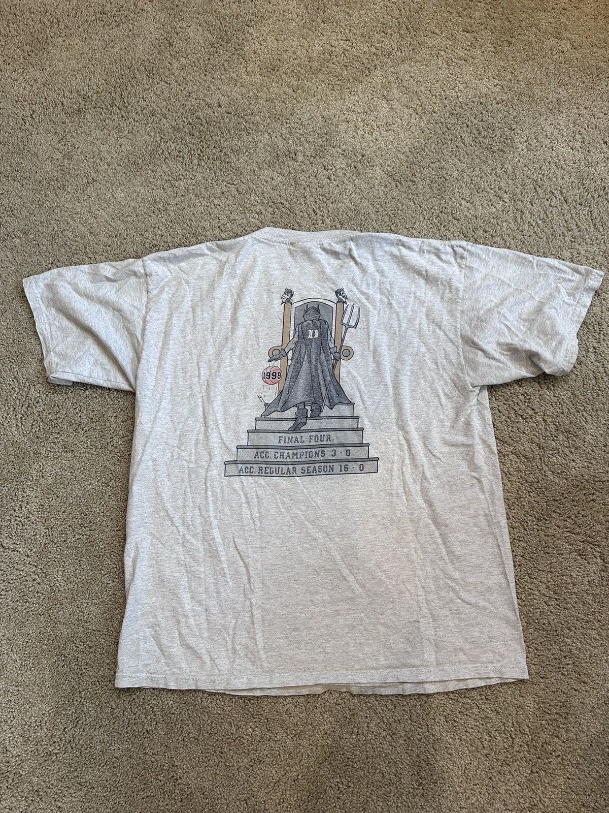 Vintage 1999 Duke March Madness Shirt Size US XL / EU 56 / 4 - 2 Thumbnail