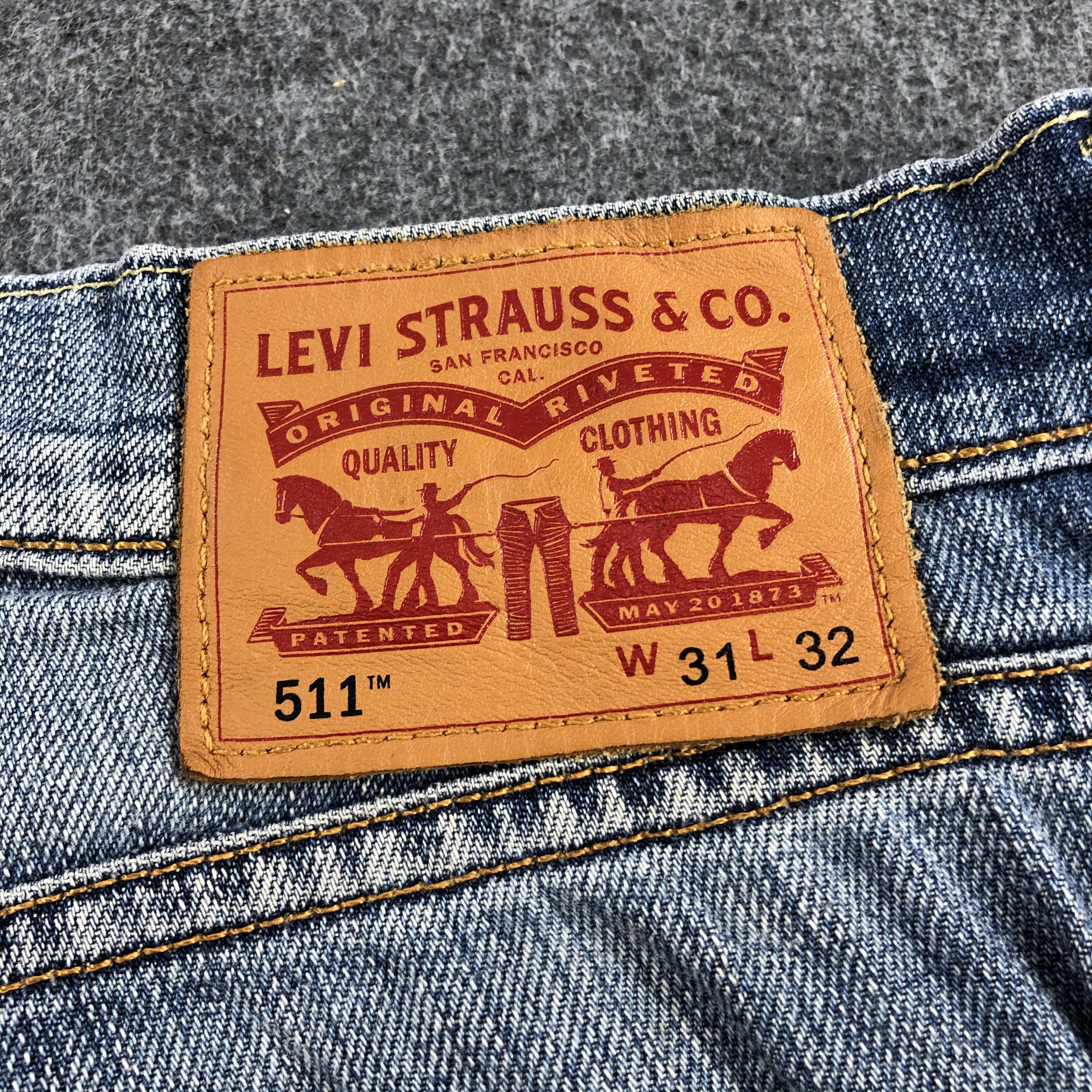 Levi's Vintage Blue Wash Levis 511 Jeans-J1889 Size US 33 - 5 Thumbnail