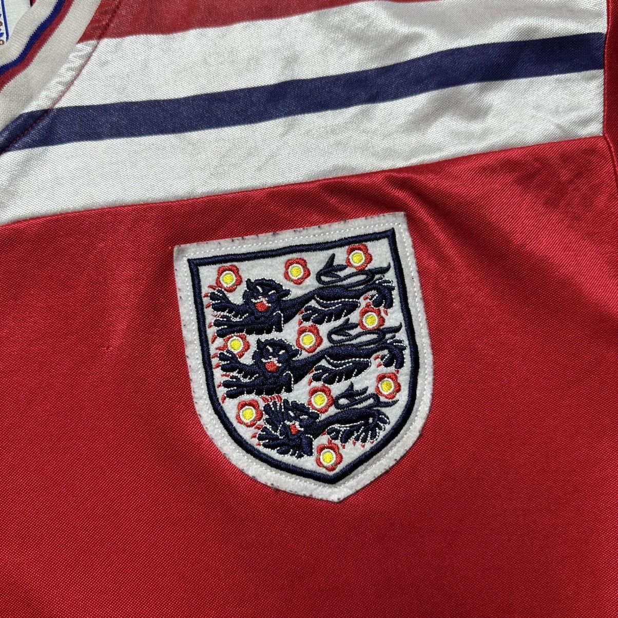 Umbro ENGLAND x SCORE DRAW 1980/1983 SOCCER AWAY JERSEY Size US S / EU 44-46 / 1 - 4 Thumbnail