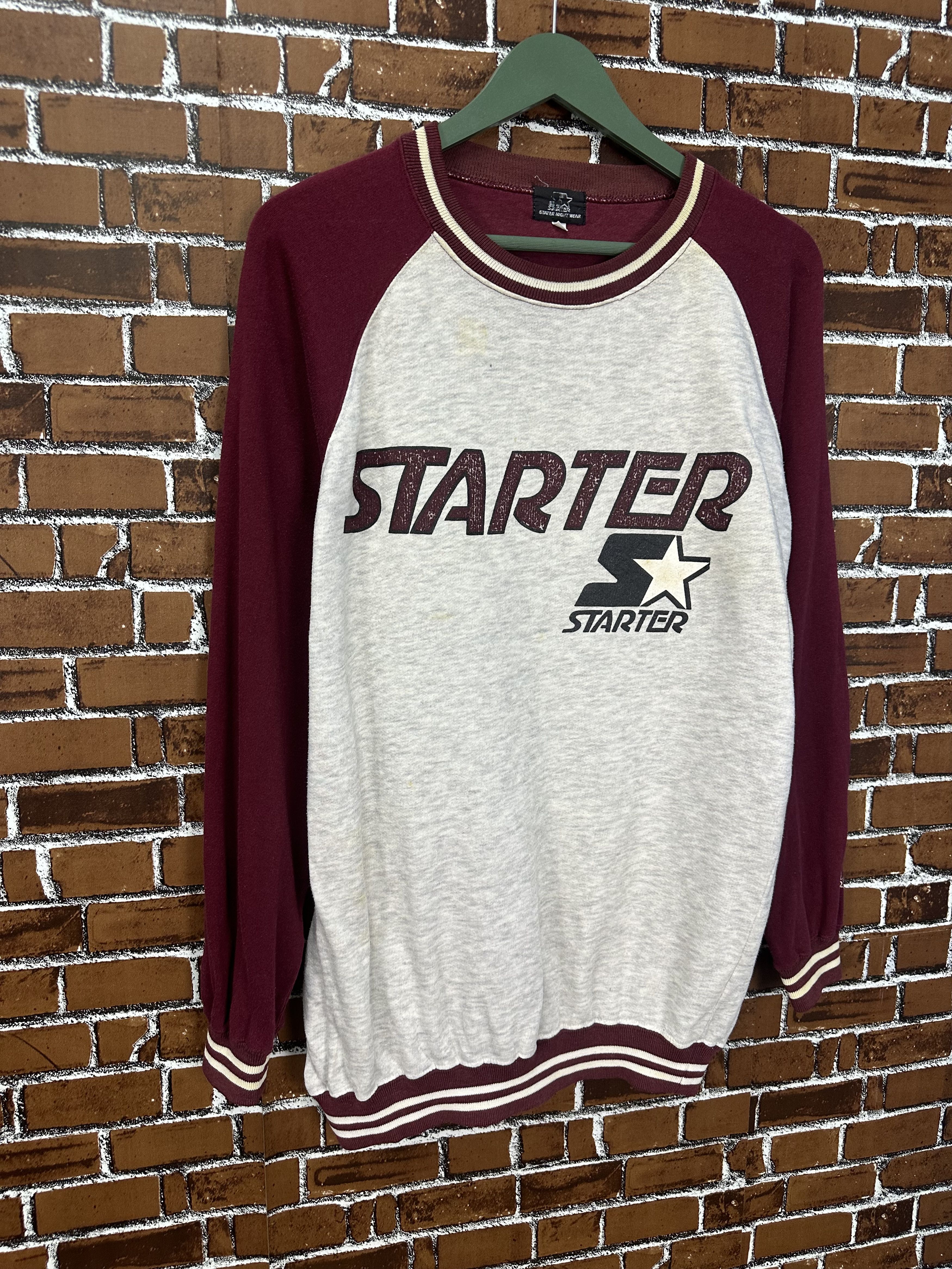 Starter Vintage Starter Night Wear Crewneck Z491 Size US M / EU 48-50 / 2 - 2 Thumbnail