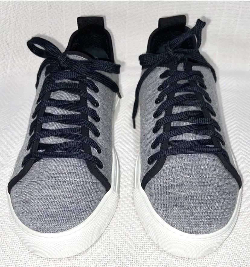 image of James Perse Mens Gry Carbon Melange Jersey Sneaker 10 Us in Grey