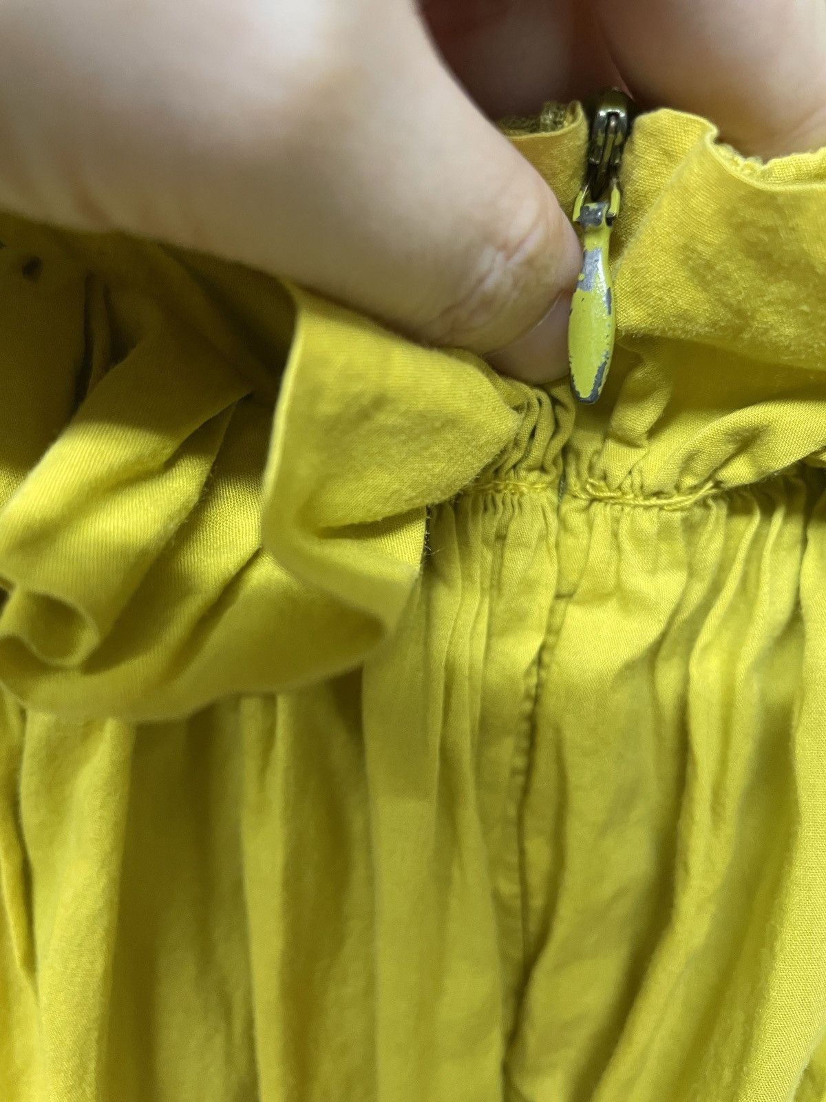 Vintage × Vivienne Westwood Vivienne Westwood Chartreuse Ruched Tank Top Size XS / US 0-2 / IT 36-38 - 5 Thumbnail