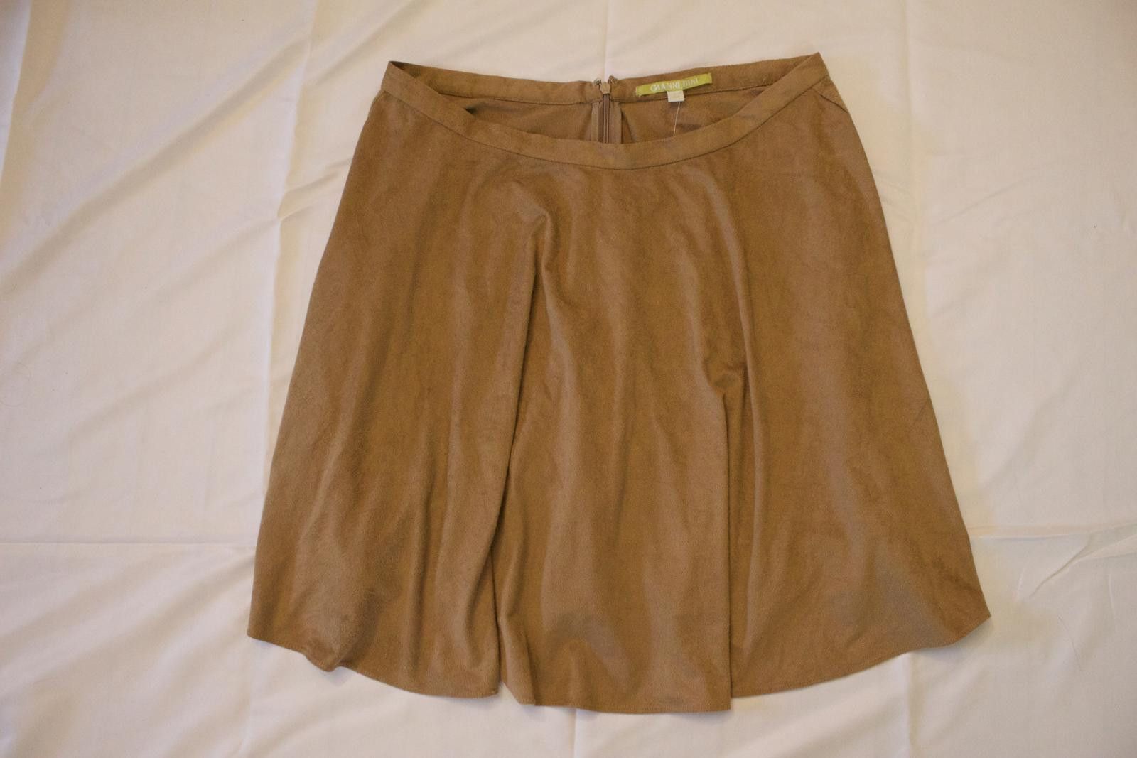 Designer Gianni Bini Women's Pleated Skirt - Size Large Size 36" / US 14 / IT 50 - 2 Thumbnail