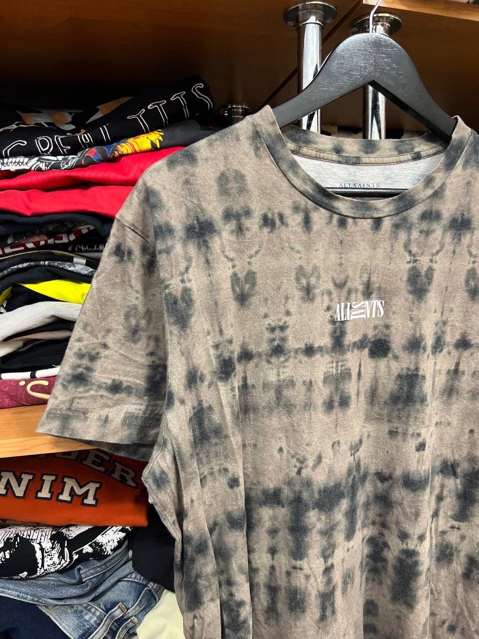 Allsaints ALLSAINTS Tee/T-shirt Big LOGO Tie Dye Y2K Size US S / EU 44-46 / 1 - 2 Thumbnail