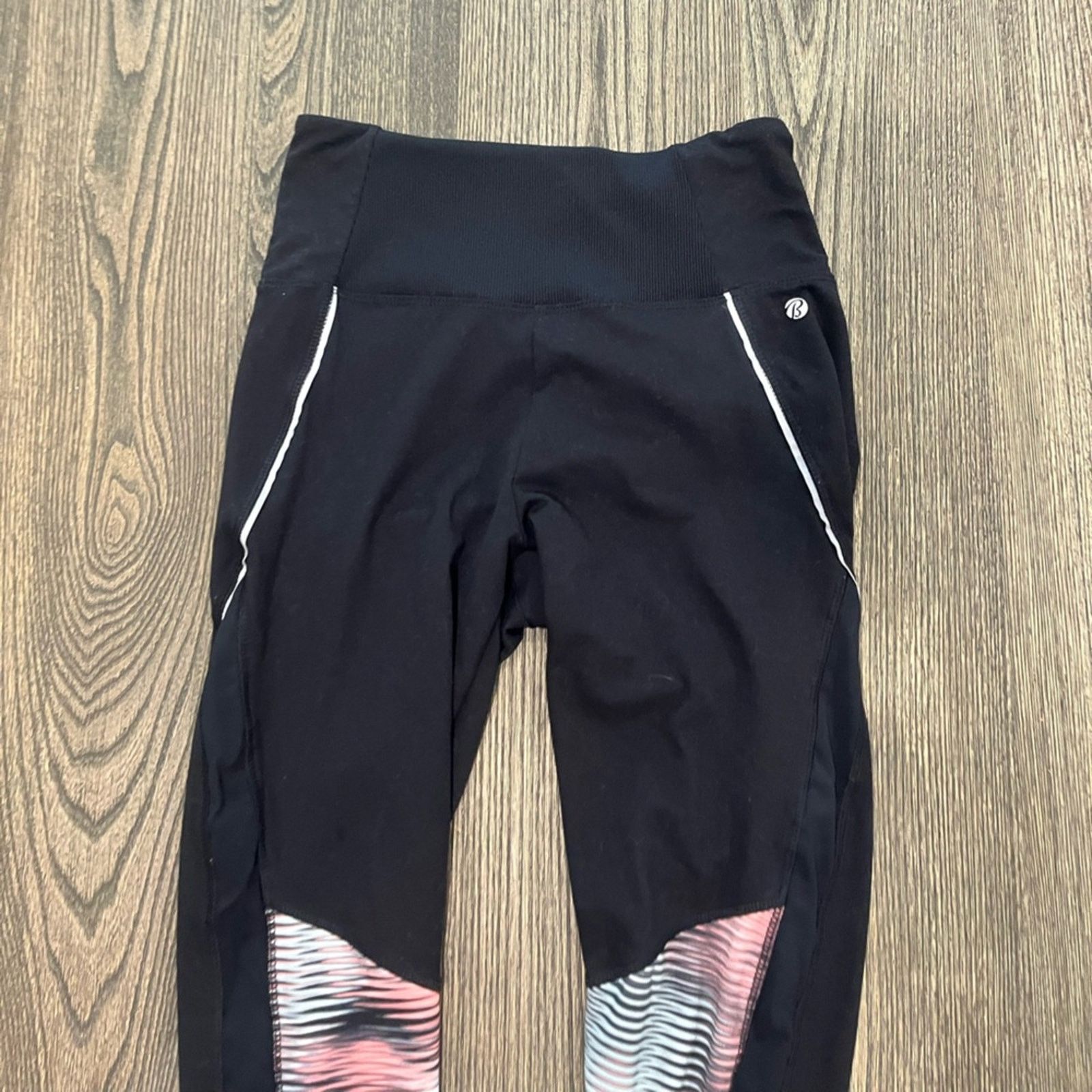 Bally Bally Total Fitness Leggings 7/8 Cropped Yoga Gym Black Size 28" / US 6 / IT 42 - 3 Thumbnail