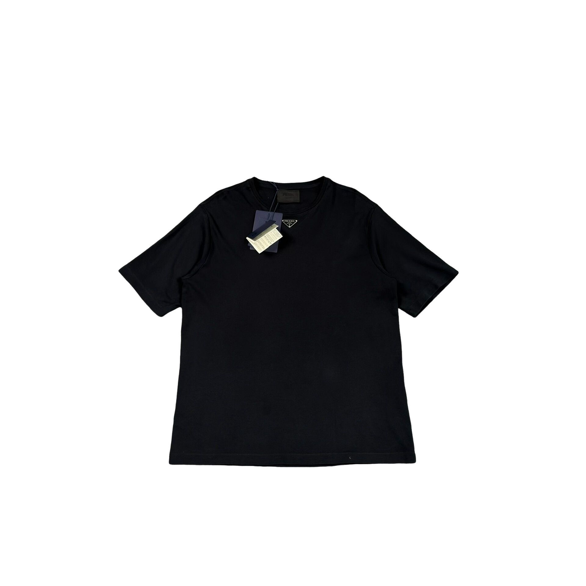 Prada Prada Triangle Logo Black T-Shirt Size L Size US L / EU 52-54 / 3 - 1 Thumbnail