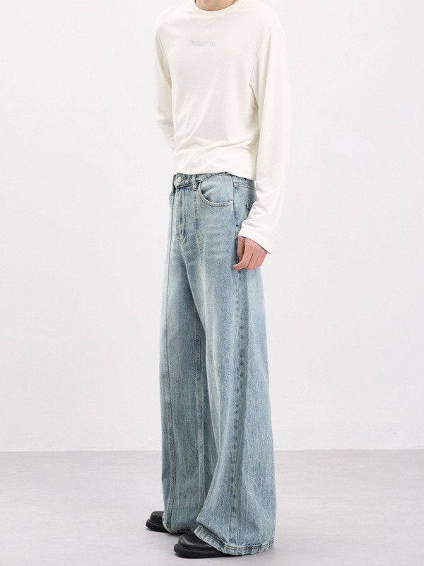 Japanese Brand American Workwear-Style Paneled High-Street Jeans Size US 32 / EU 48 - 3 Thumbnail
