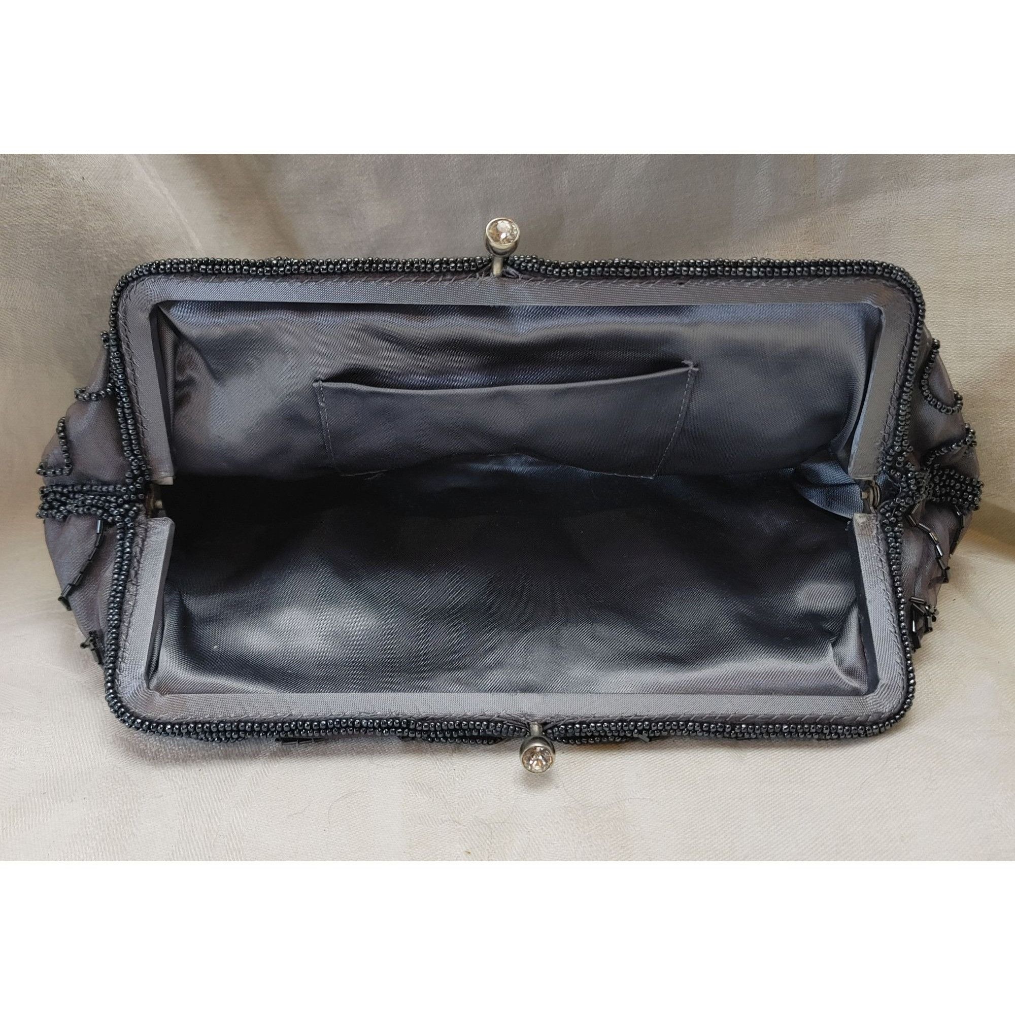 Other Gray and Black Evening Clutch Size ONE SIZE - 2 Thumbnail