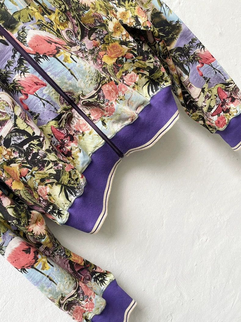 Jean Paul Gaultier Jean Paul Gaultier 09 SS Flamingo Playland Cropped Mesh Top Size S / US 4 / IT 40 - 4 Thumbnail