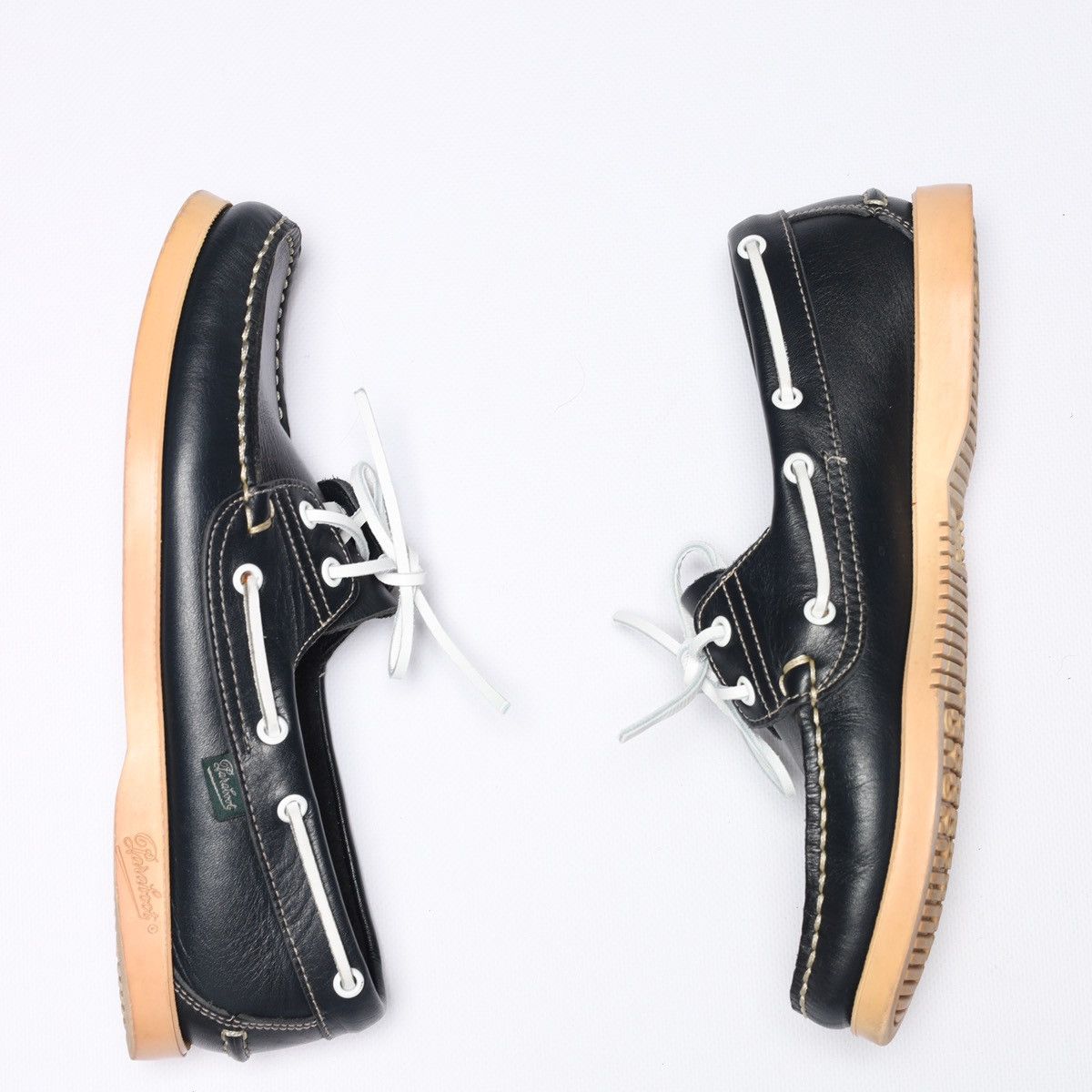 Paraboot Paraboot Veritable Mocassin Navy Leather Moccasin Shoes Size US 7.5 / EU 40-41 - 13 Thumbnail