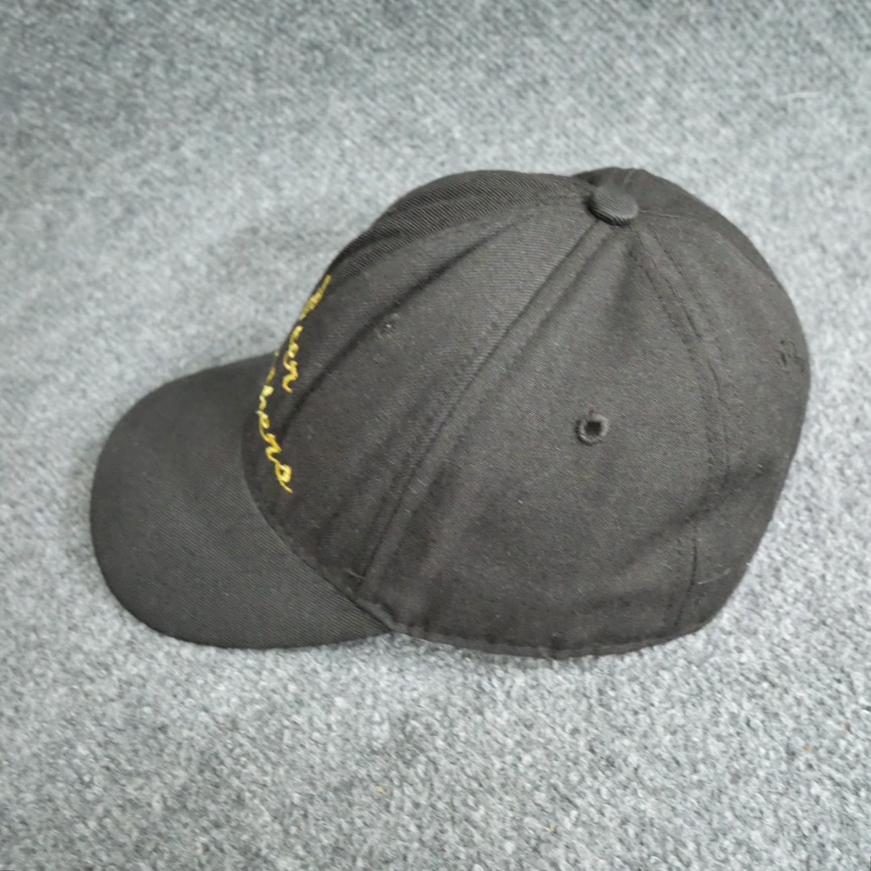 Vintage VINTAGE DeLong Beer Brothers Hat Cap 7 5/8 Black Mens Snapback 80s Alcohol Deluxe? Size ONE SIZE - 3 Thumbnail