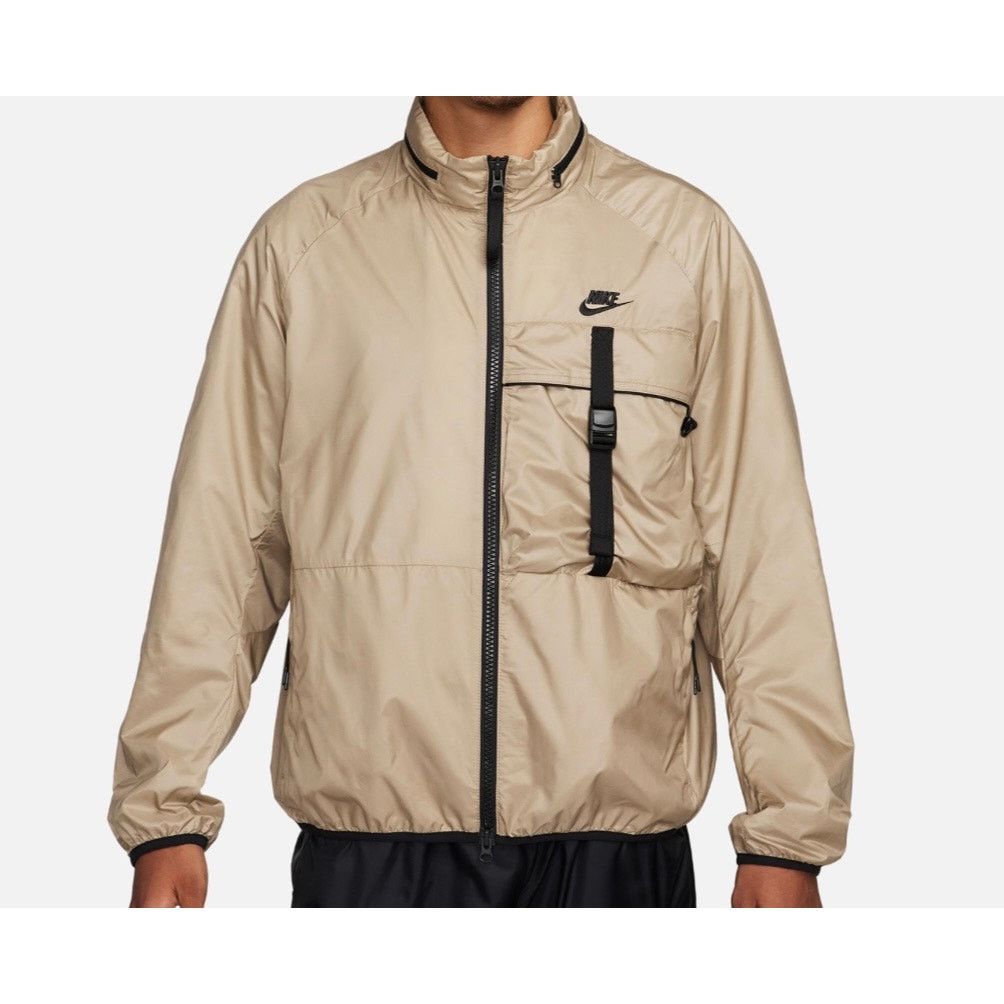 Nike •NWT• Nike Tech Small windbreaker jacket • Gold with Black Size US S / EU 44-46 / 1 - 1 Thumbnail