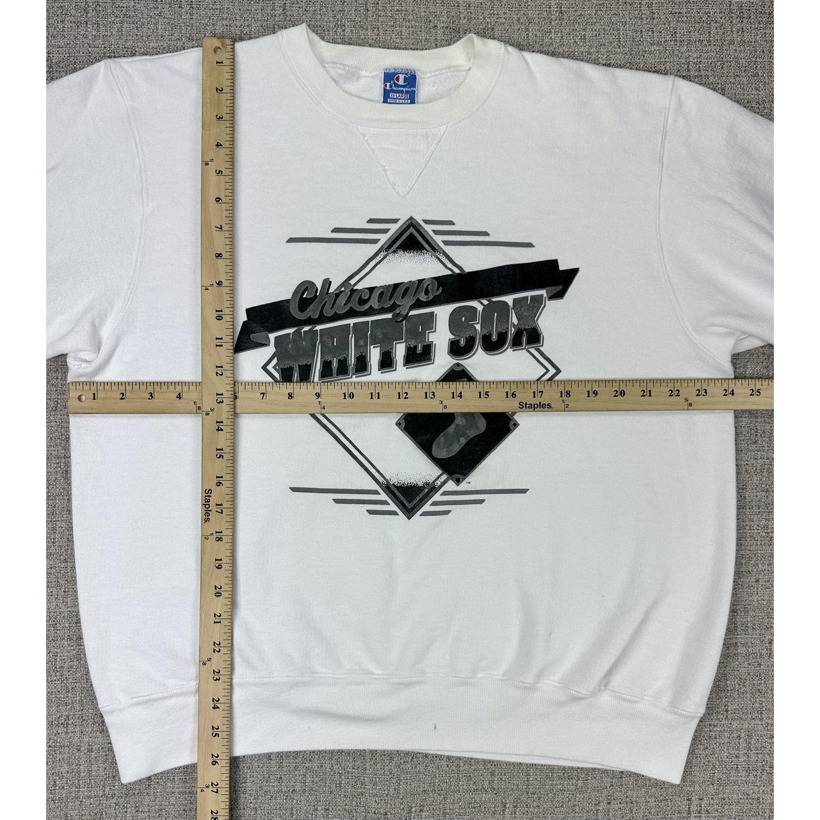 Champion Vintage Chicago White Sox Sweatshirt Fit XL Champion 90s USA Size US XL / EU 56 / 4 - 3 Thumbnail