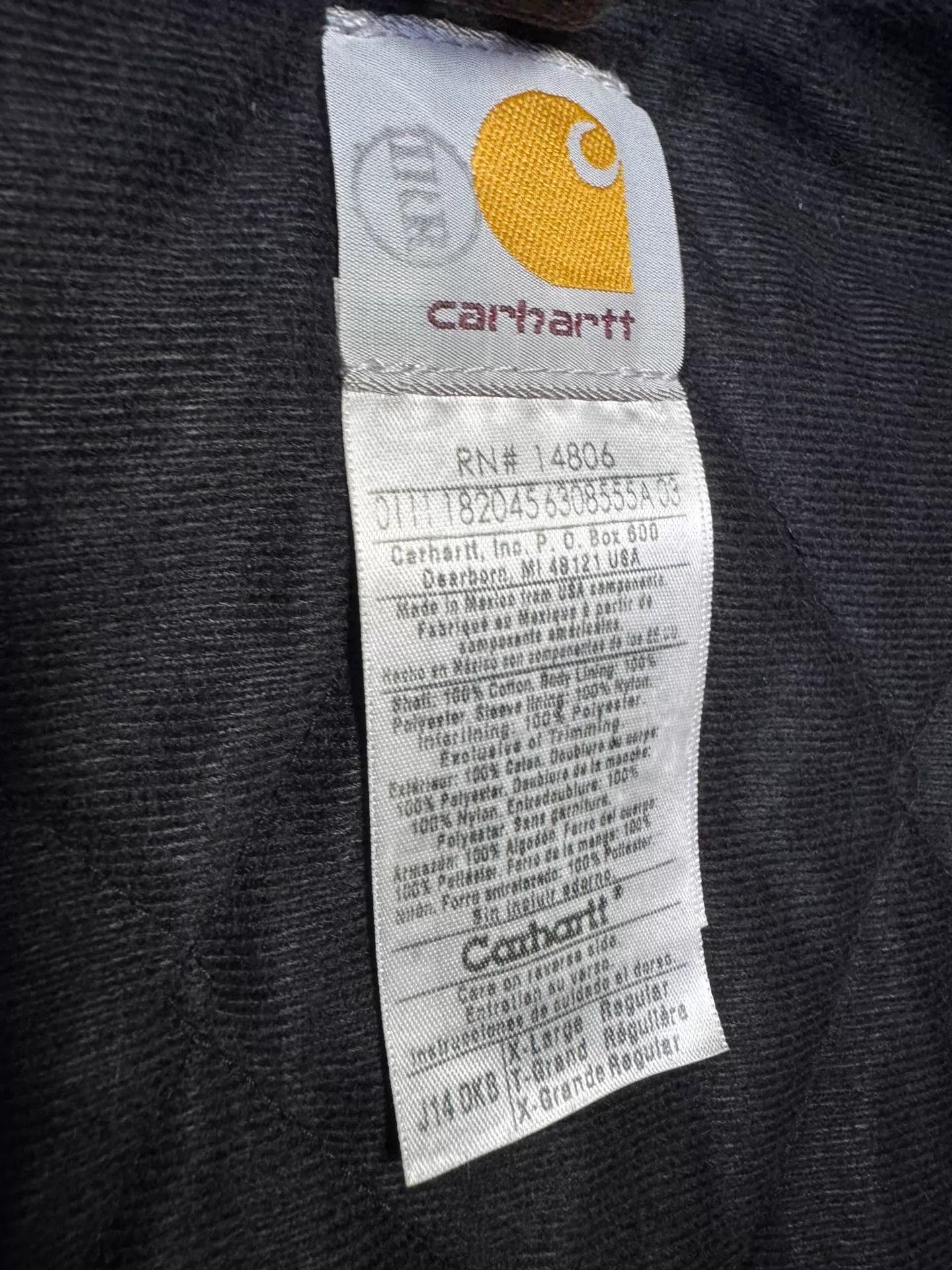Carhartt Vintage Carhartt J14 Dark Brown XL Santa Fe Jacket Size US XL / EU 56 / 4 - 9 Thumbnail