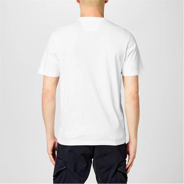 C.P. Company o1y1224 Logo Crewneck T-Shirt in White Size US XL / EU 56 / 4 - 4 Thumbnail