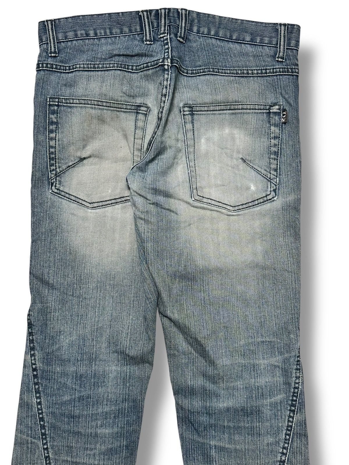 Morgan De Toi Morgan Homme Vintage Y2K Rare Drop Flare V Design & Faded Size US 32 / EU 48 - 6 Thumbnail
