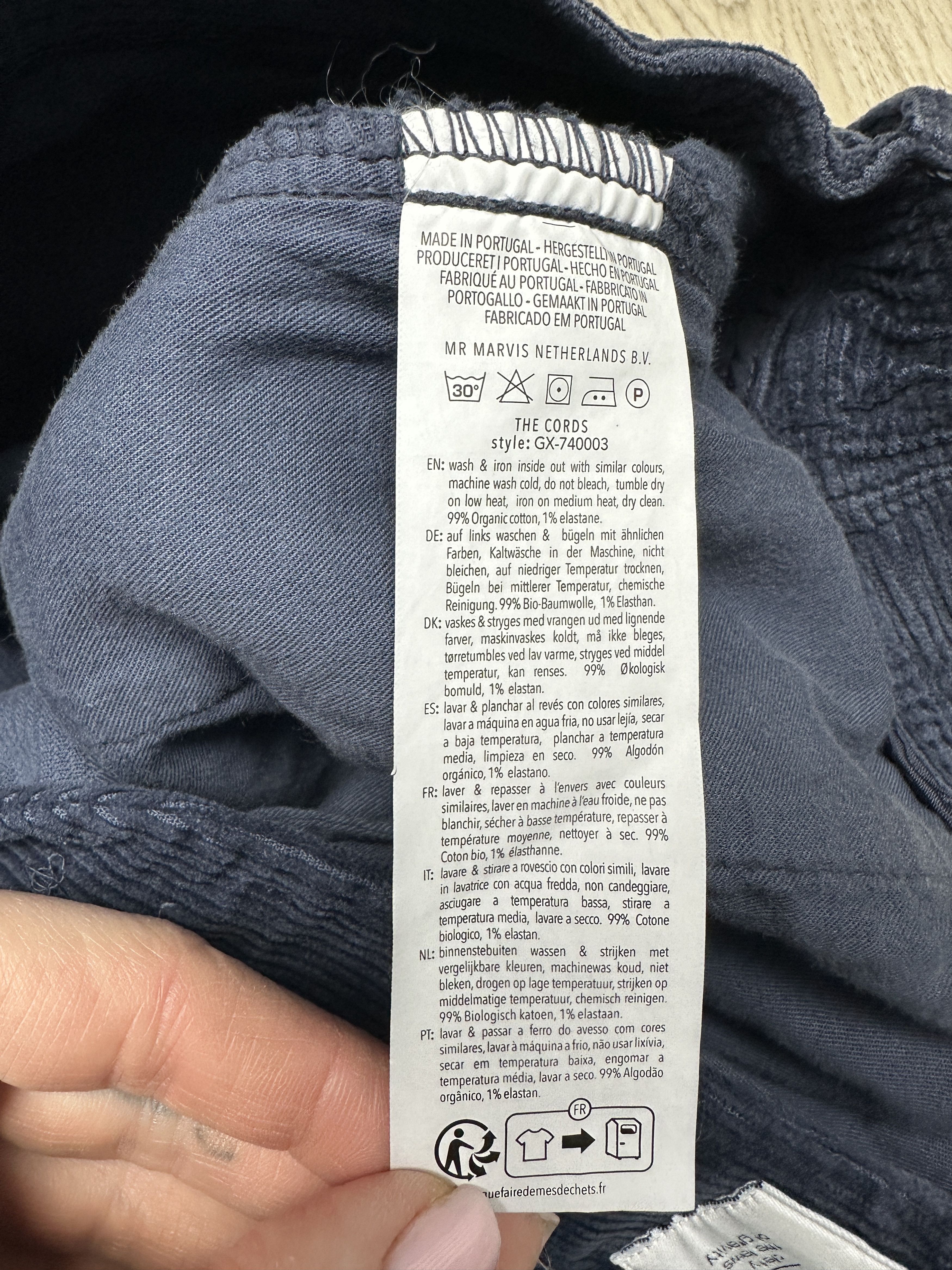 Other NEW! Mr Marvis Mens Corduroy Pants Trousers Size US 31 - 8 Thumbnail