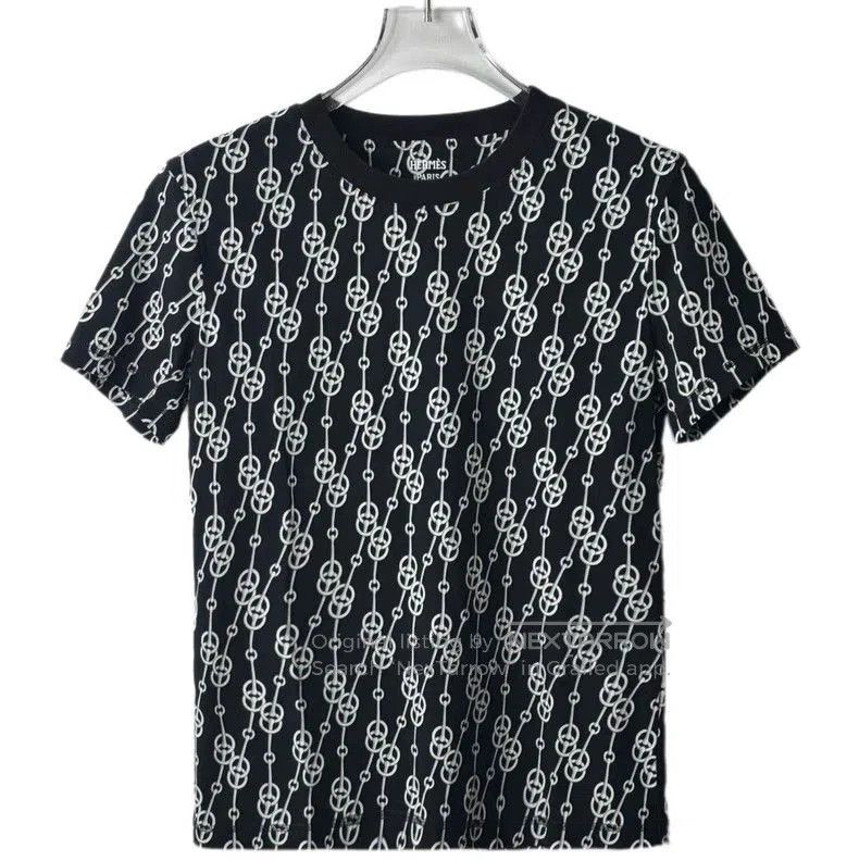 Hermes HERMES Logo Print Crew Neck T-Shirt. Size US M / EU 48-50 / 2 - 1 Thumbnail