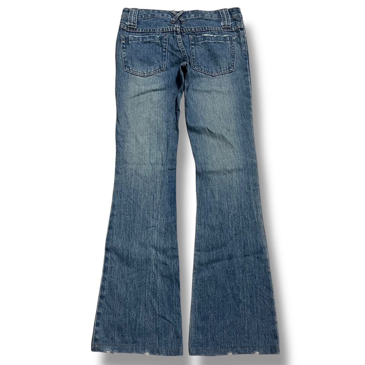 If Six Was Nine × Japanese Brand × Le Grande Bleu (L.G.B.) FLARE🔥 SPICE RICHE WASHED BLUE DENIM PANT Size 29" - 18 Thumbnail