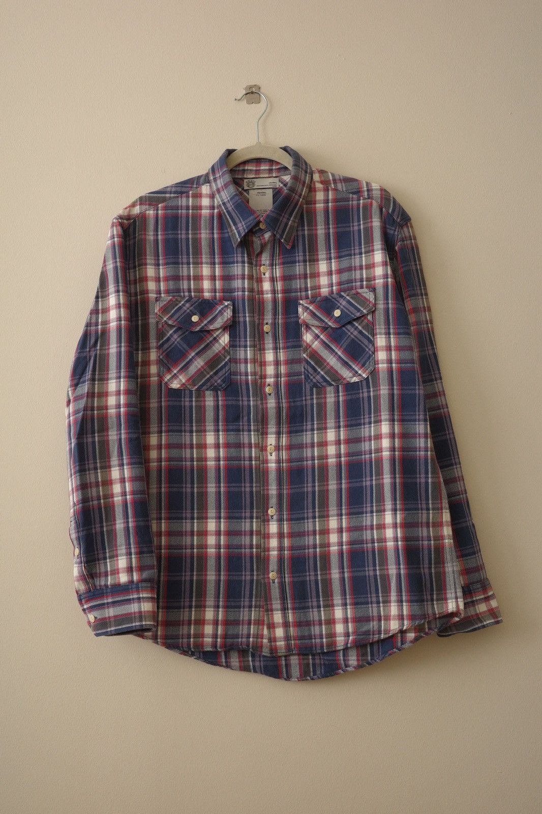 Visvim Visvim Black Elk Flannel (Giza) - Blue Plaid Check | Grailed