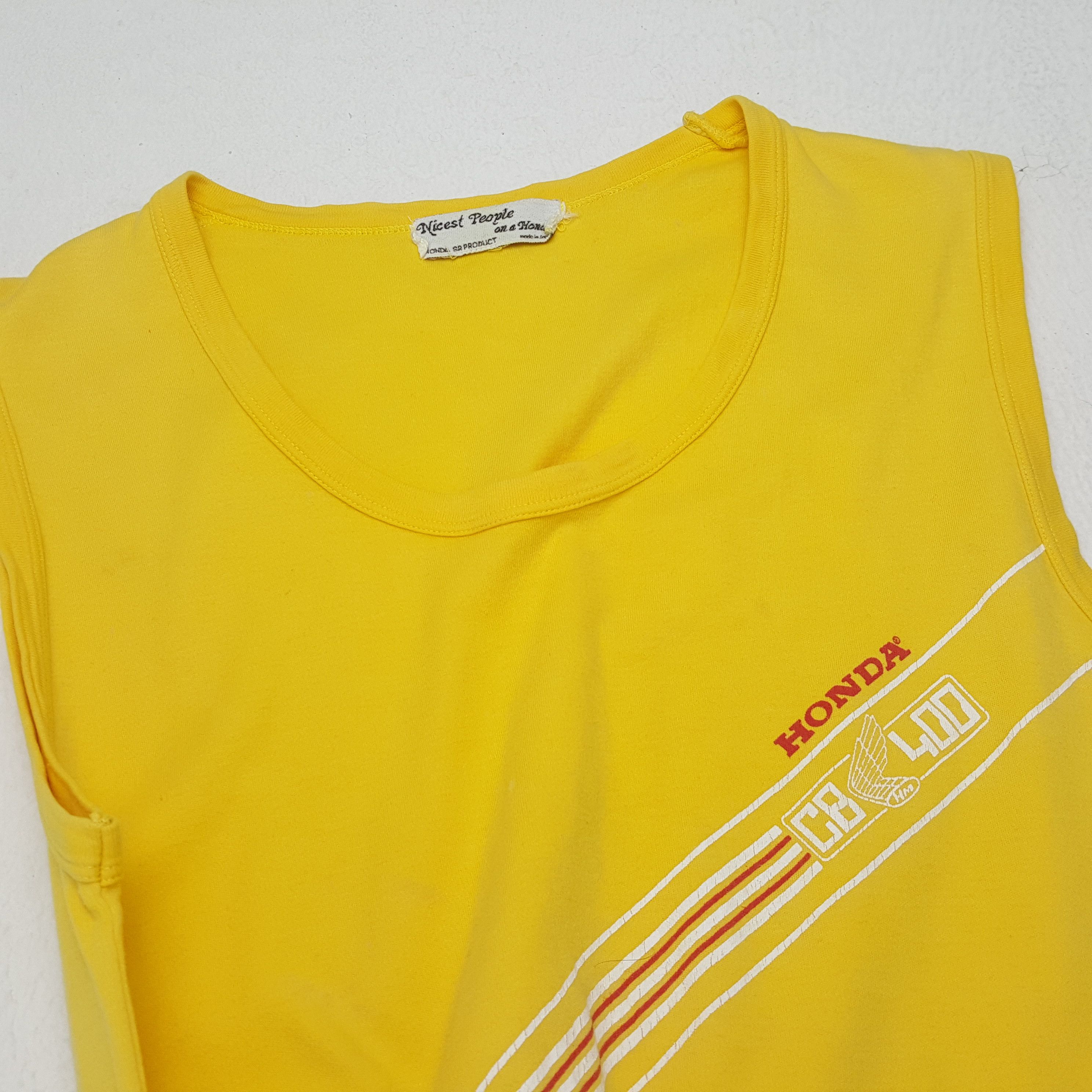 Honda × Japanese Brand HONDA CB 400 Sleeveless Tshirt Size US S / EU 44-46 / 1 - 5 Thumbnail