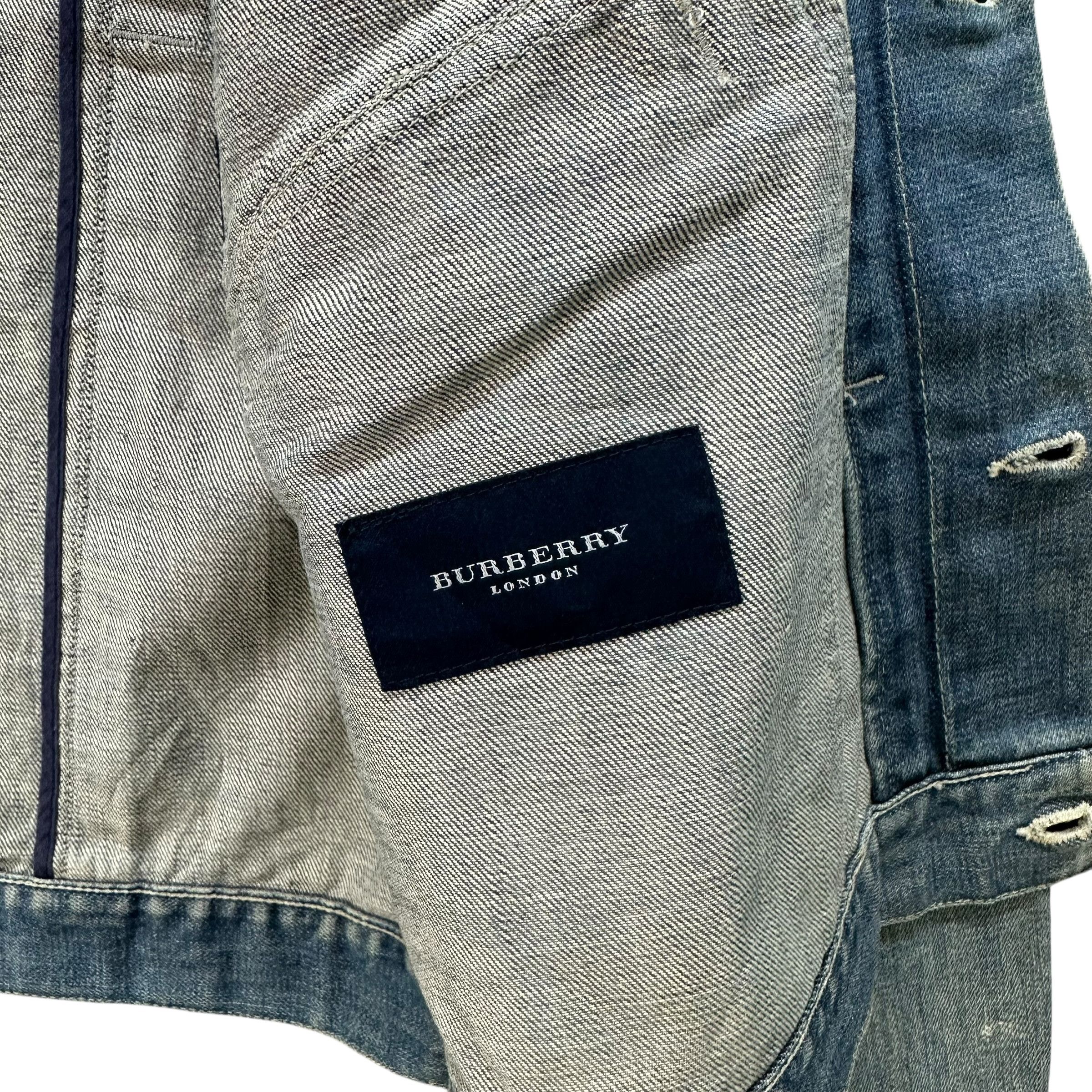 Burberry BURBERRY LONDON Washed Denim Jacket Made in Italy #A81-1952 Size US L / EU 52-54 / 3 - 11 Thumbnail