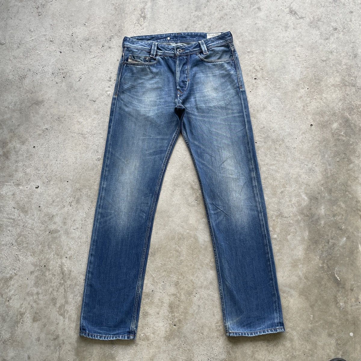 Diesel Vintage Diesel Industry FlyButton Denim Faded Jeans Pants Size US 32 / EU 48 - 1 Thumbnail